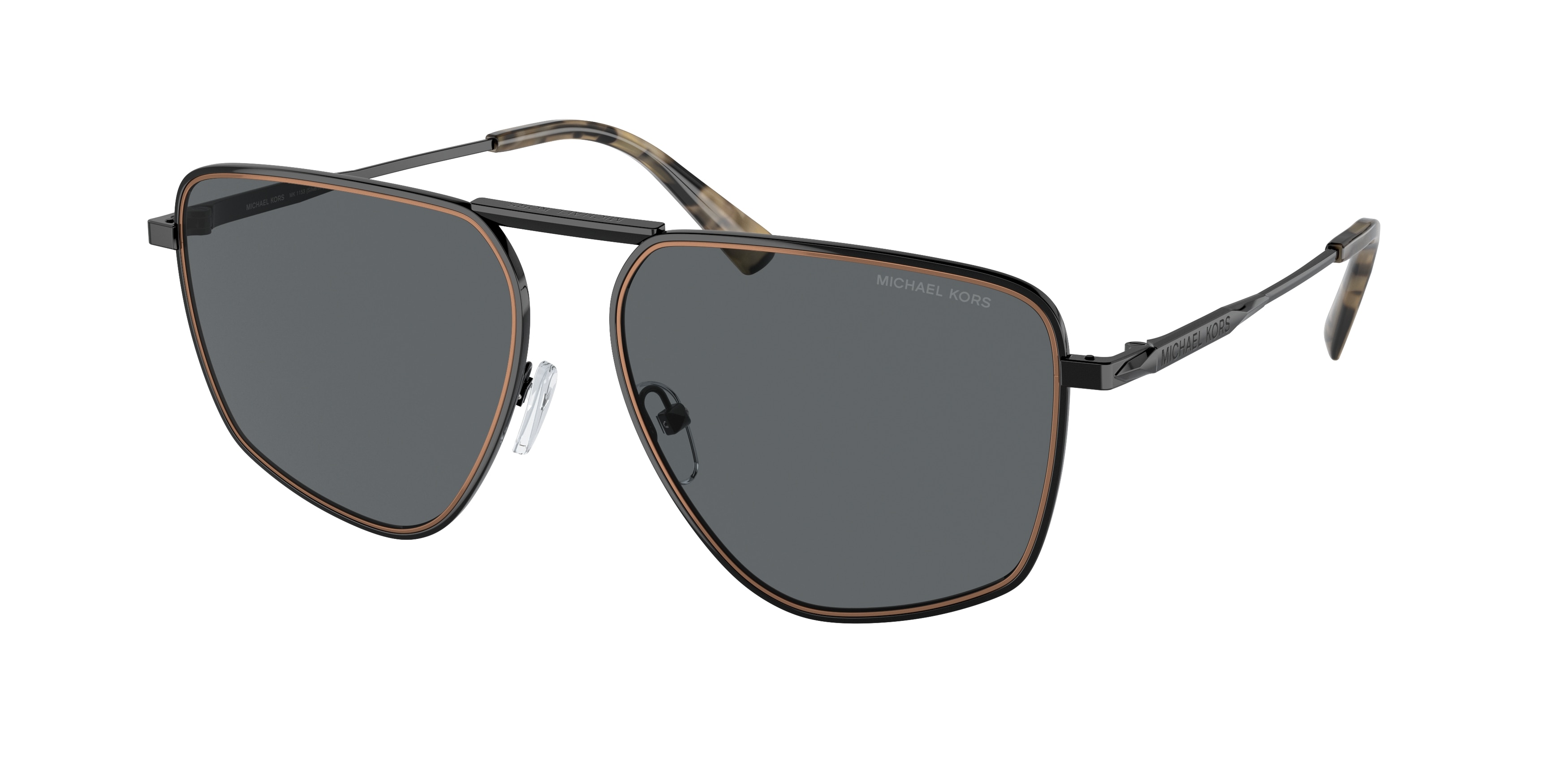 Michael kors black aviator sunglasses top