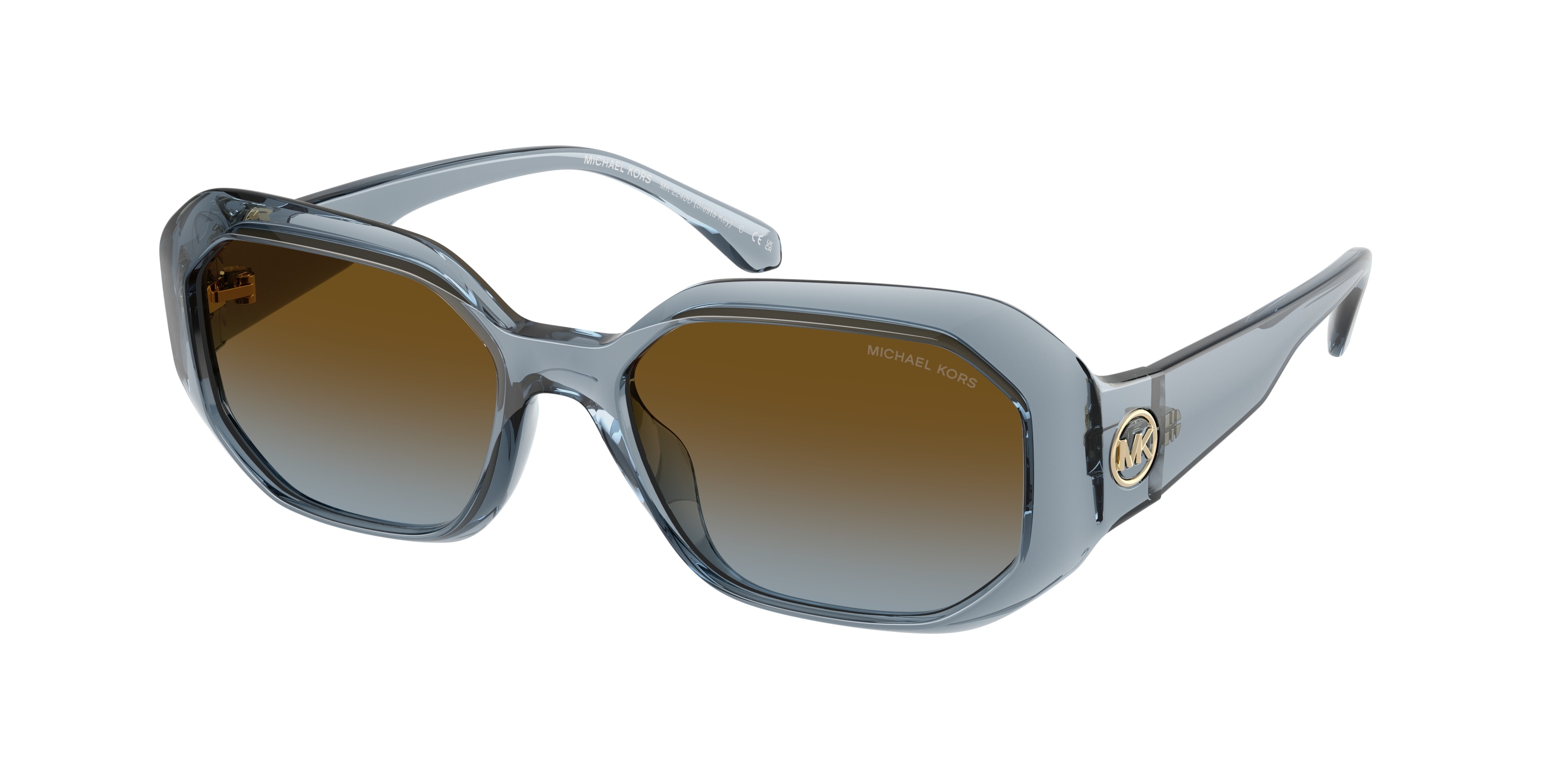 New Michael Kors Women Denim Transparent Sunglasses 54-17-140 MK4180U KOBE Eyeglasses - Michael Kors Authorized Retailer  main image 3
