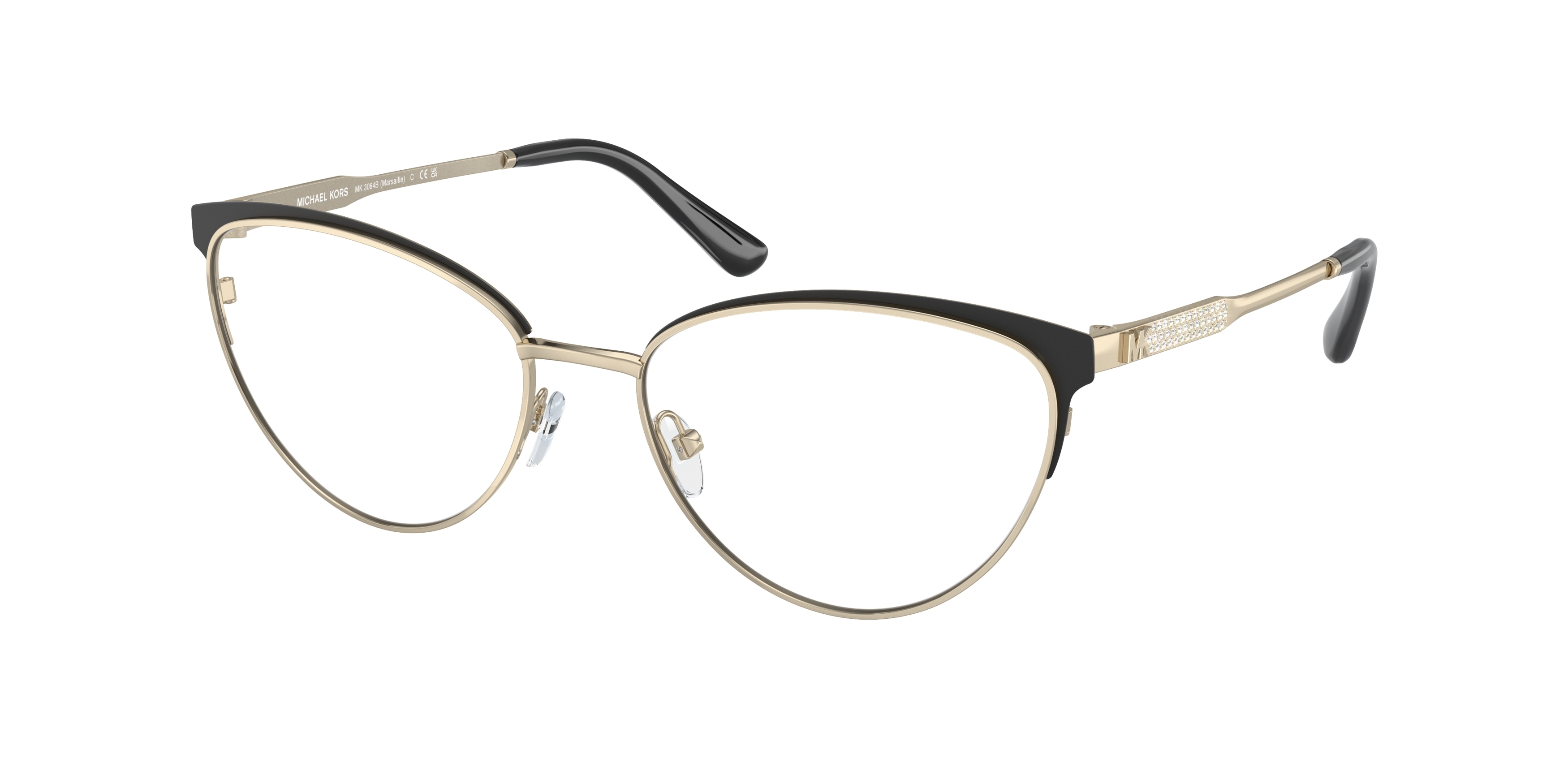 Michael kors black and gold glasses outlet