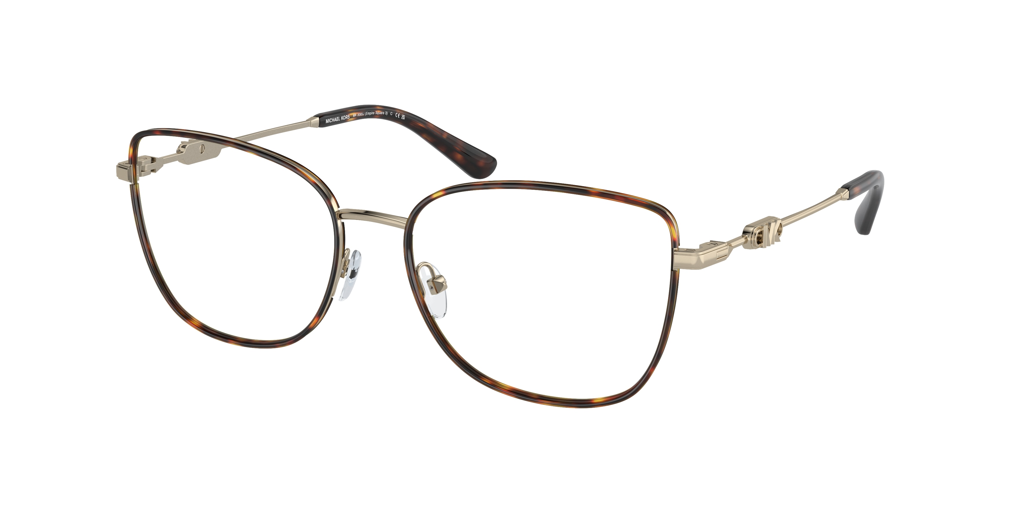 Michael kors on sale glasses gold frames