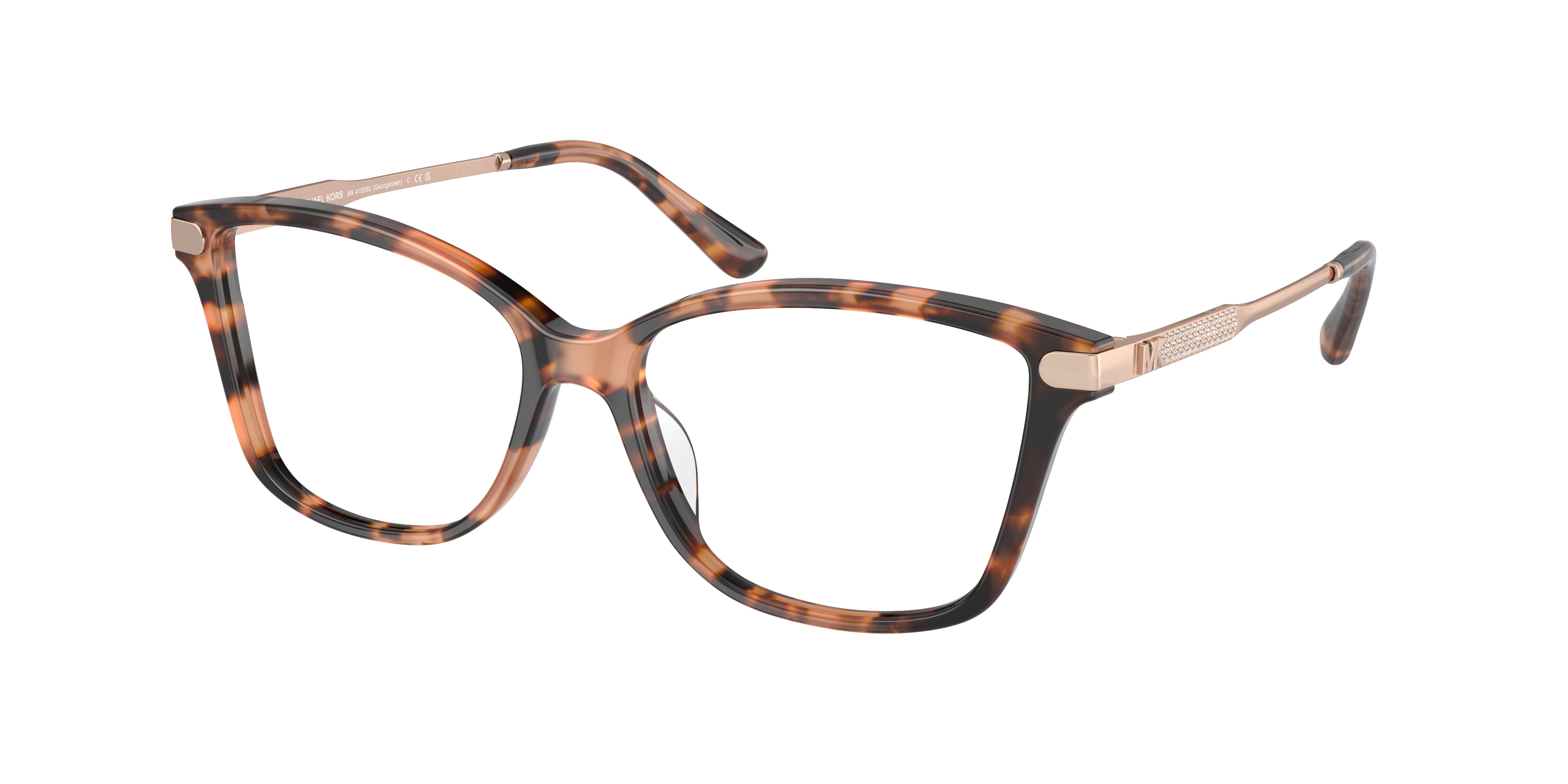 Michael kors glasses pink online tortoise