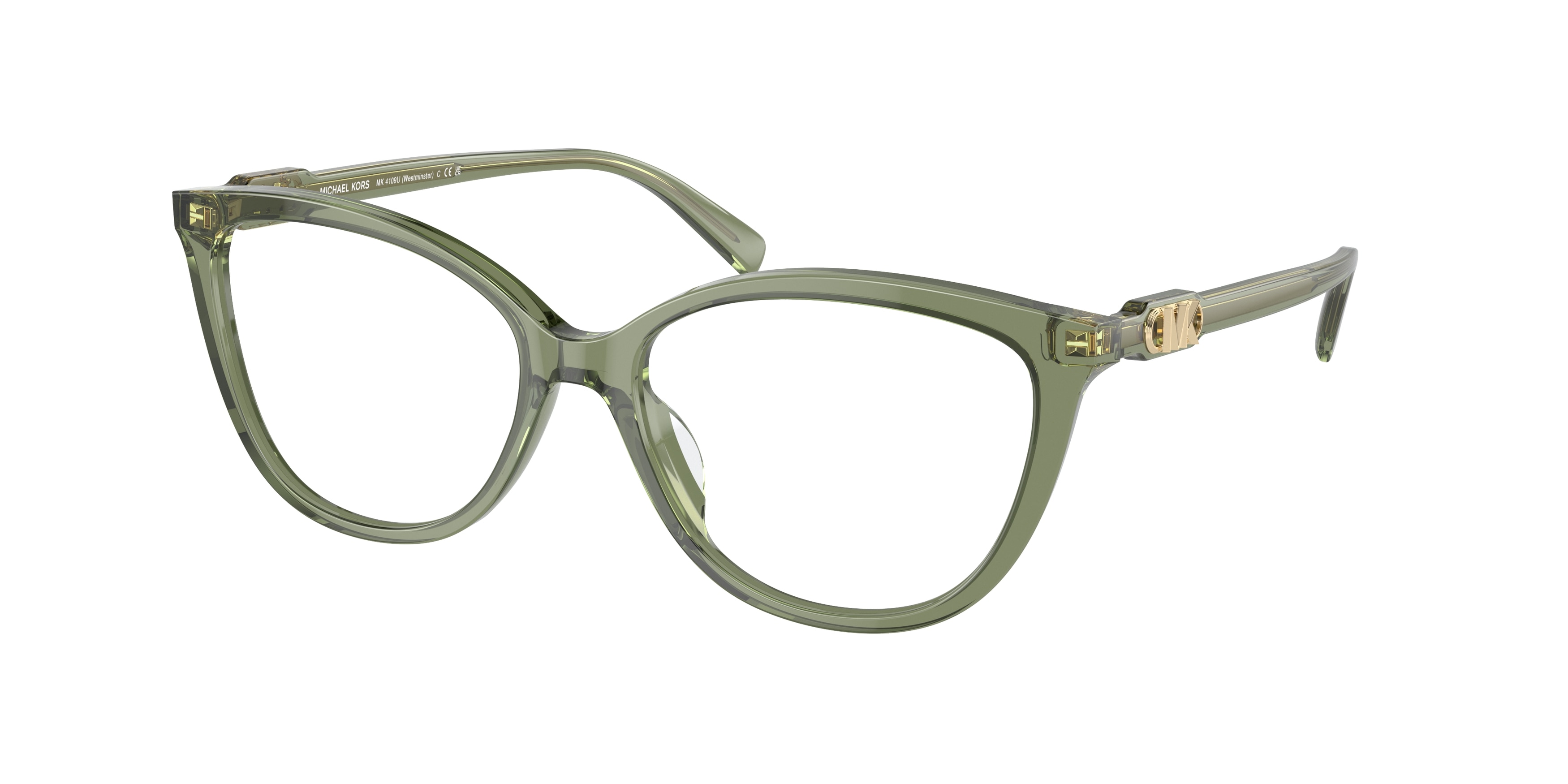 Buy Michael Kors Green Transparent Glasses Online