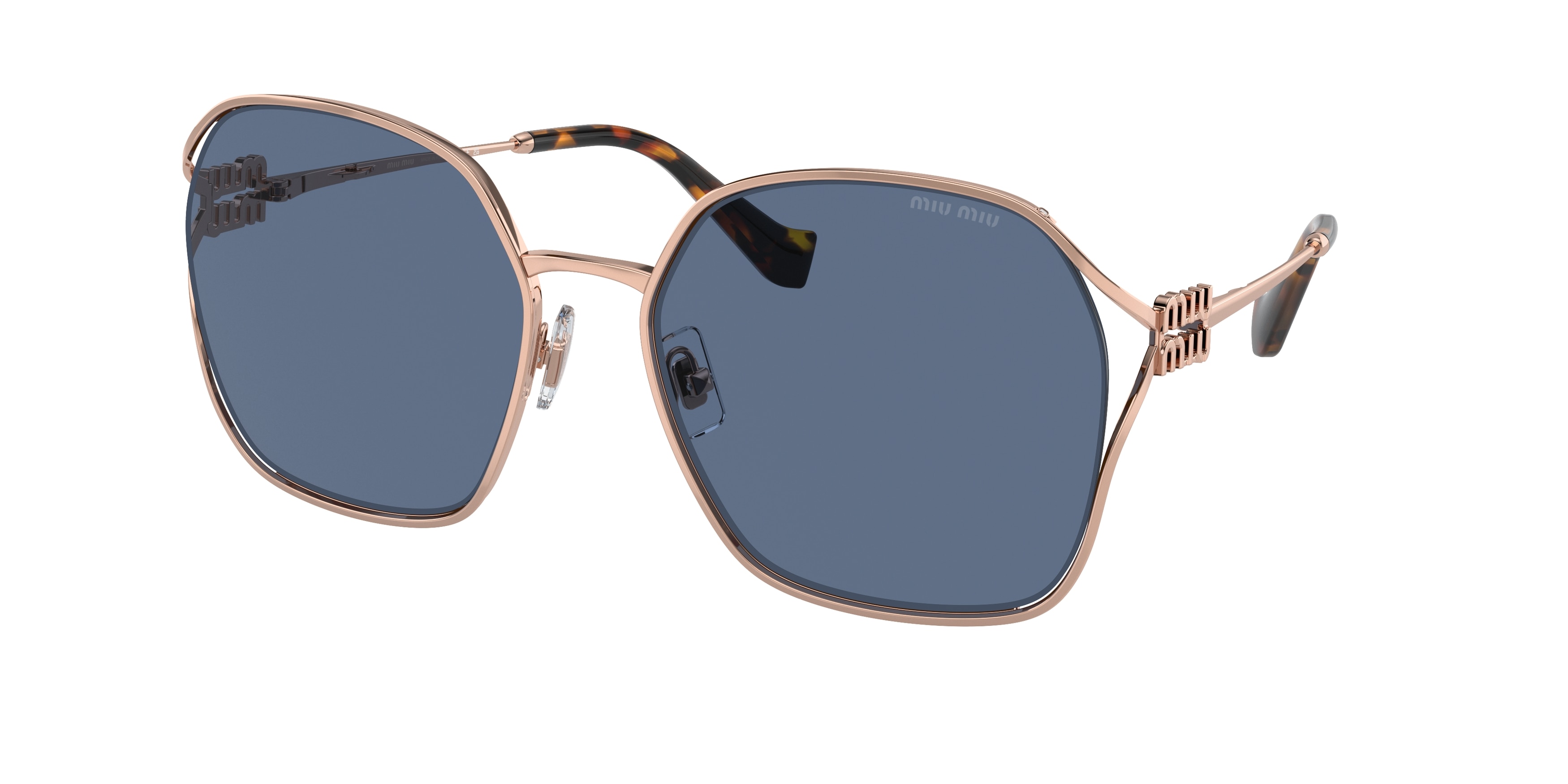 Miu miu online rose gold sunglasses