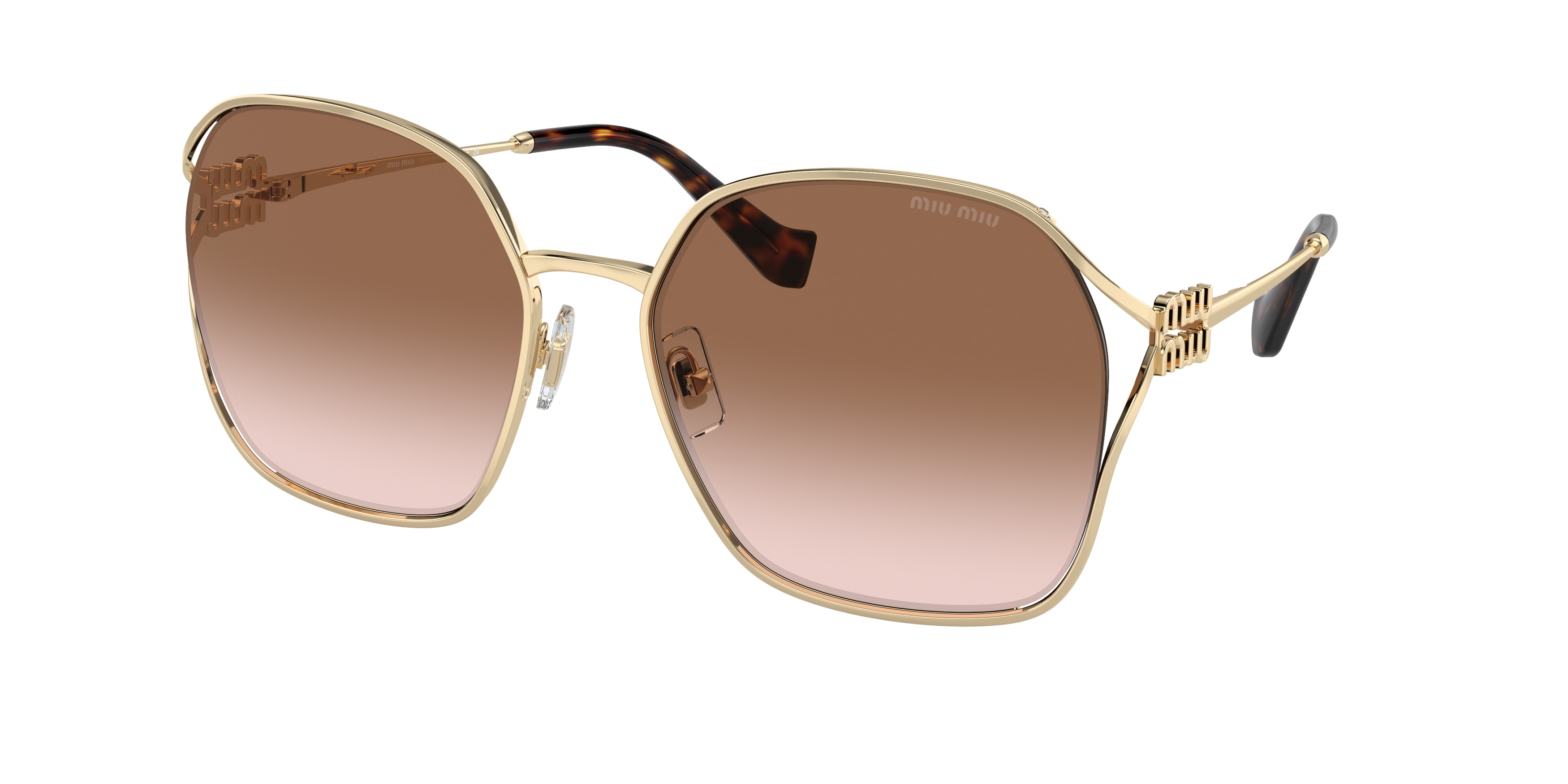 Buy Miu Miu MU 52WS Zvn0a6 Pale Gold prescription Sunglasses