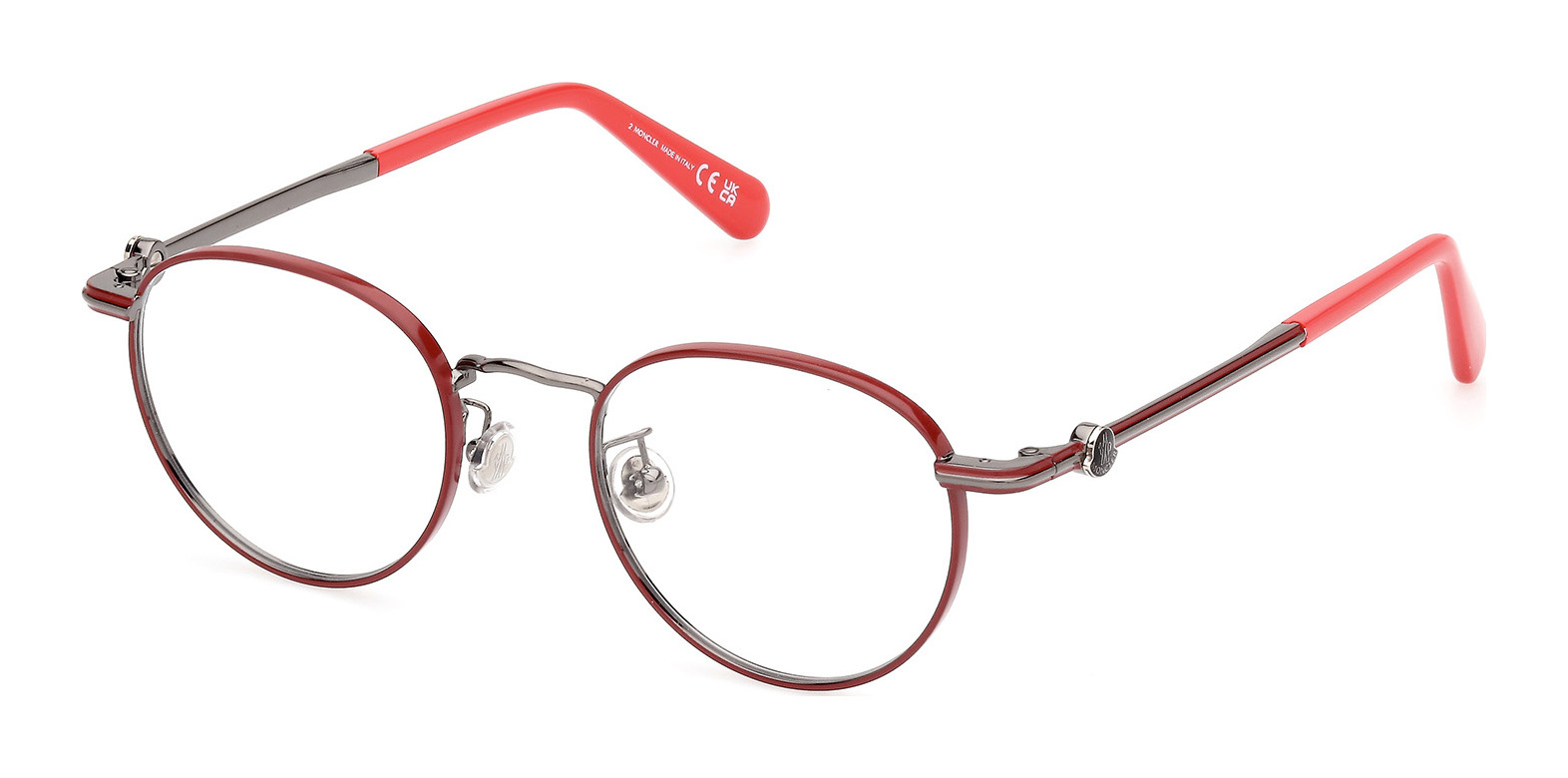 Buy Moncler Ml5204-h 008 Shiny Gunmetal prescription Glasses