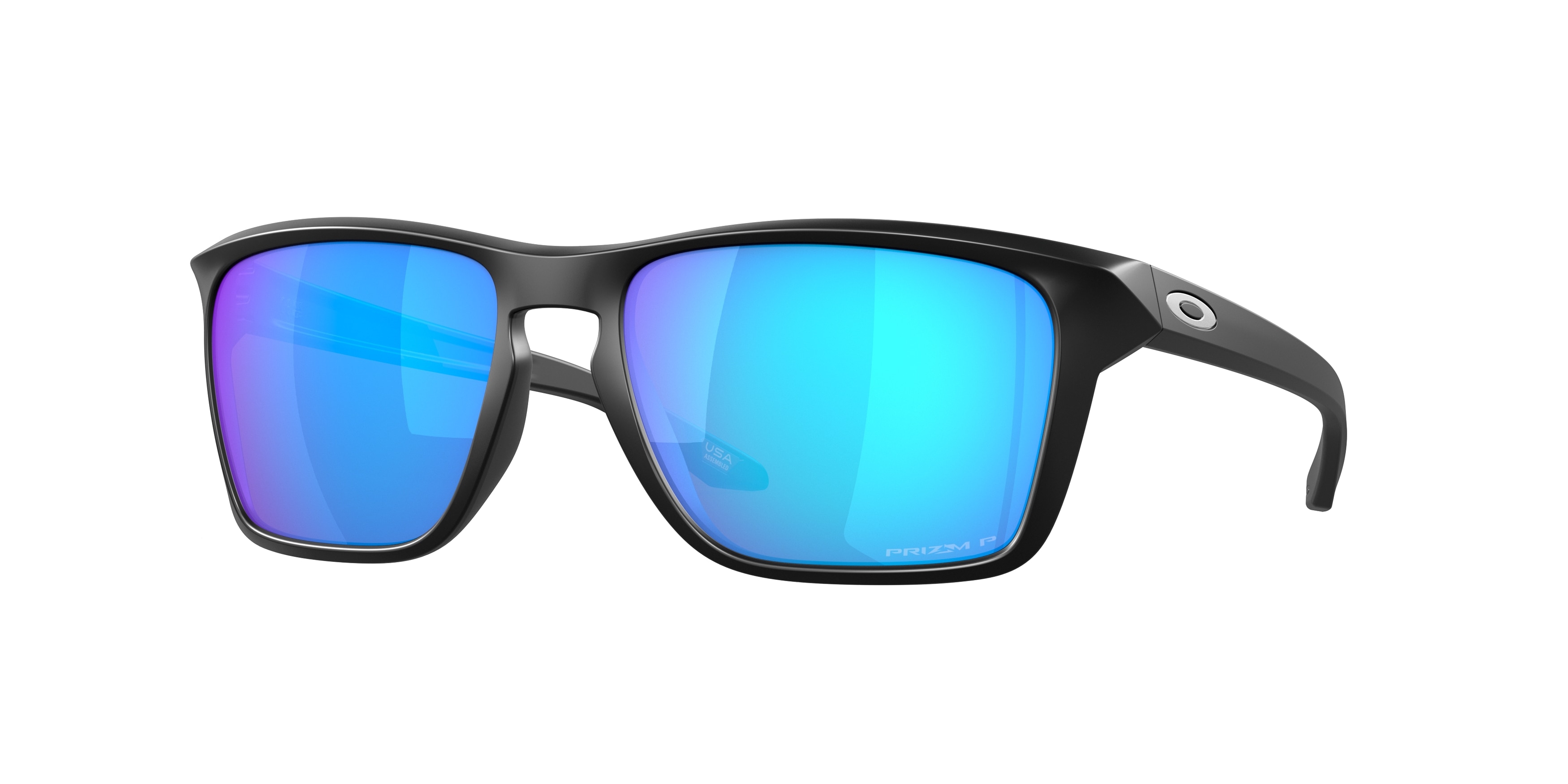 Oakley sliver matte black polarized discount