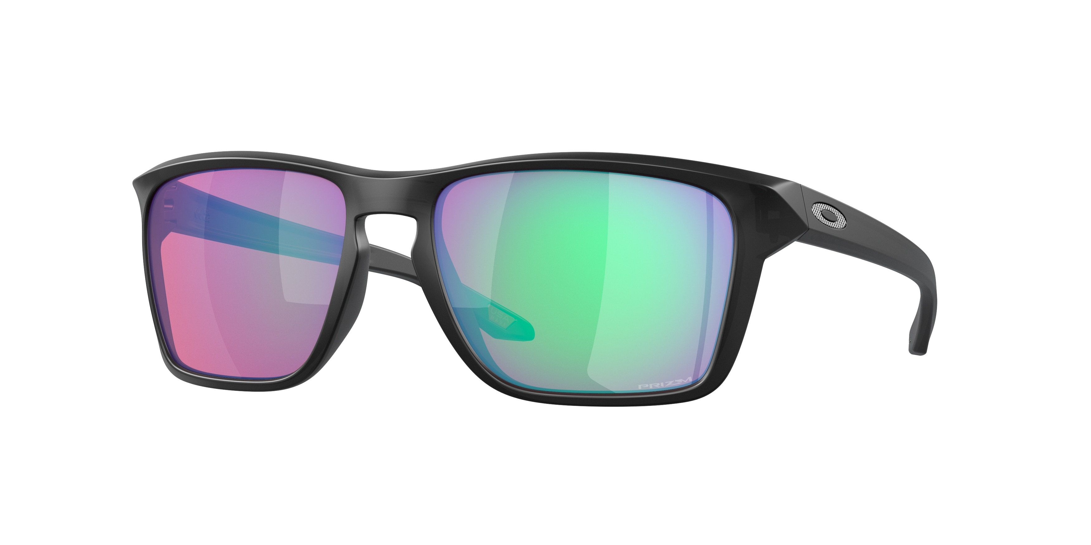 Oakley sliver round polished black sunglasses with black iridium polarized lenses sales