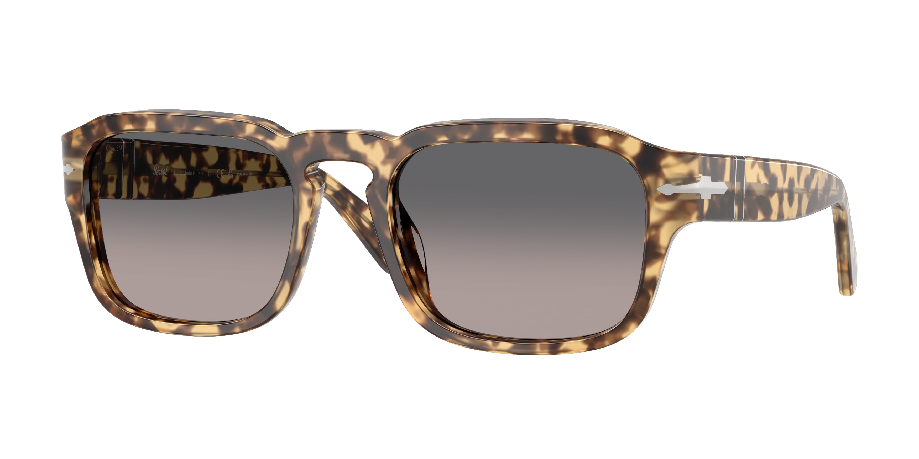 Persol Brown Tortoise Polarized- Made in Italy Persol - PO3105S Sunglasses | Specs Collective main image 4