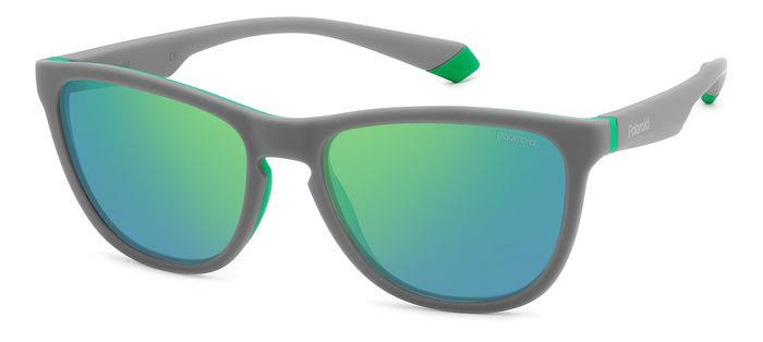 Green store polaroid sunglasses
