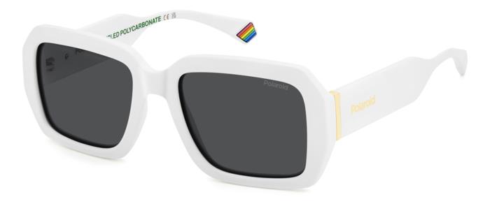 White polaroid sunglasses discount
