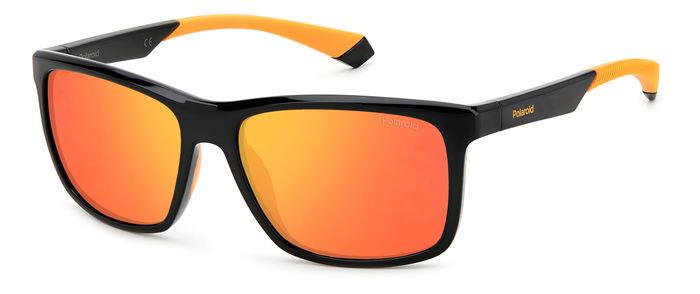 Polaroid orange sunglasses sales
