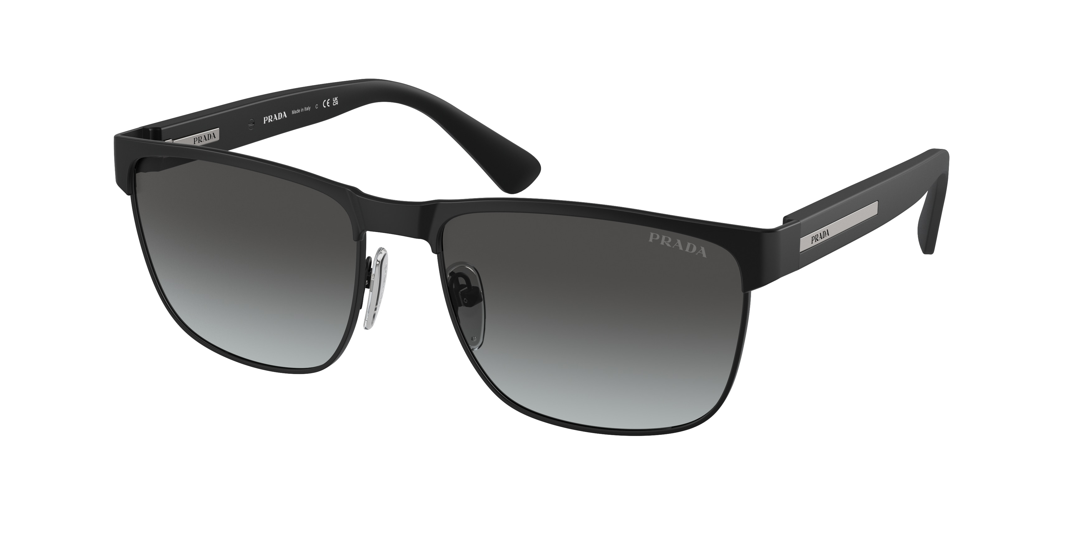 Matte black prada sunglasses online