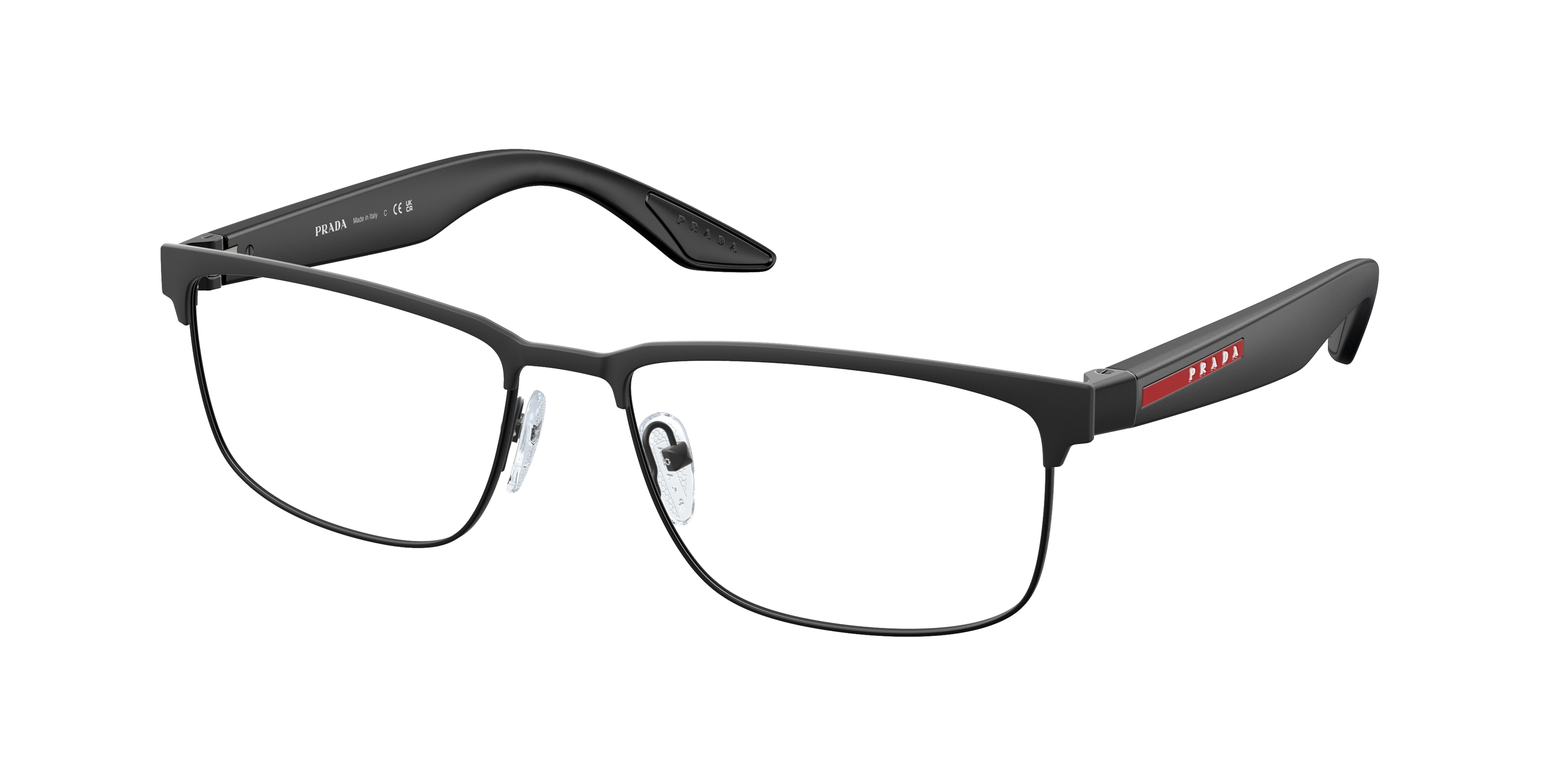 Buy Prada Linea Rossa PS 51PV Dg01o1 Black Rubber prescription Glasses