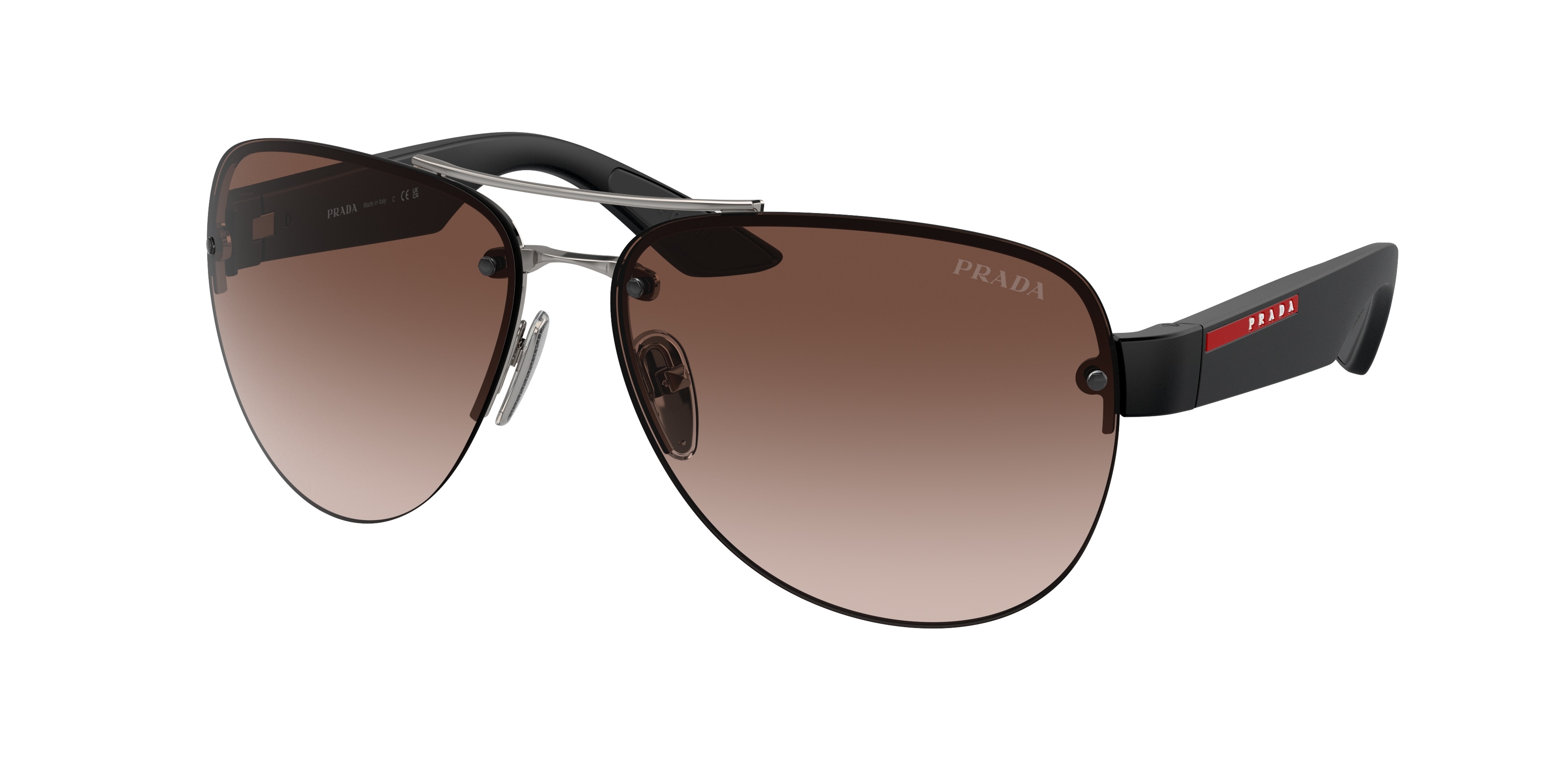 Prada linea discount rossa gunmetal
