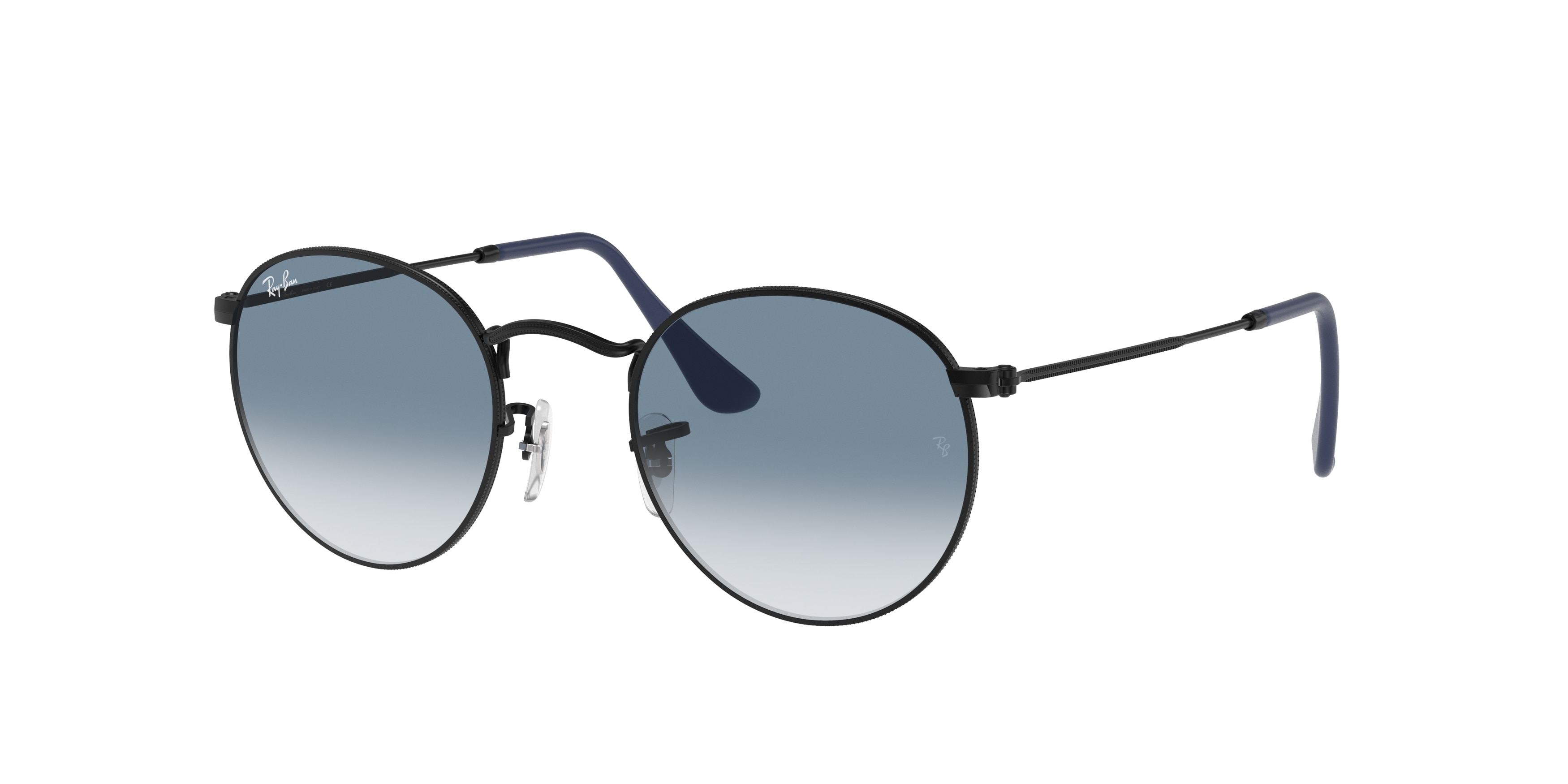 All black round ray bans sales