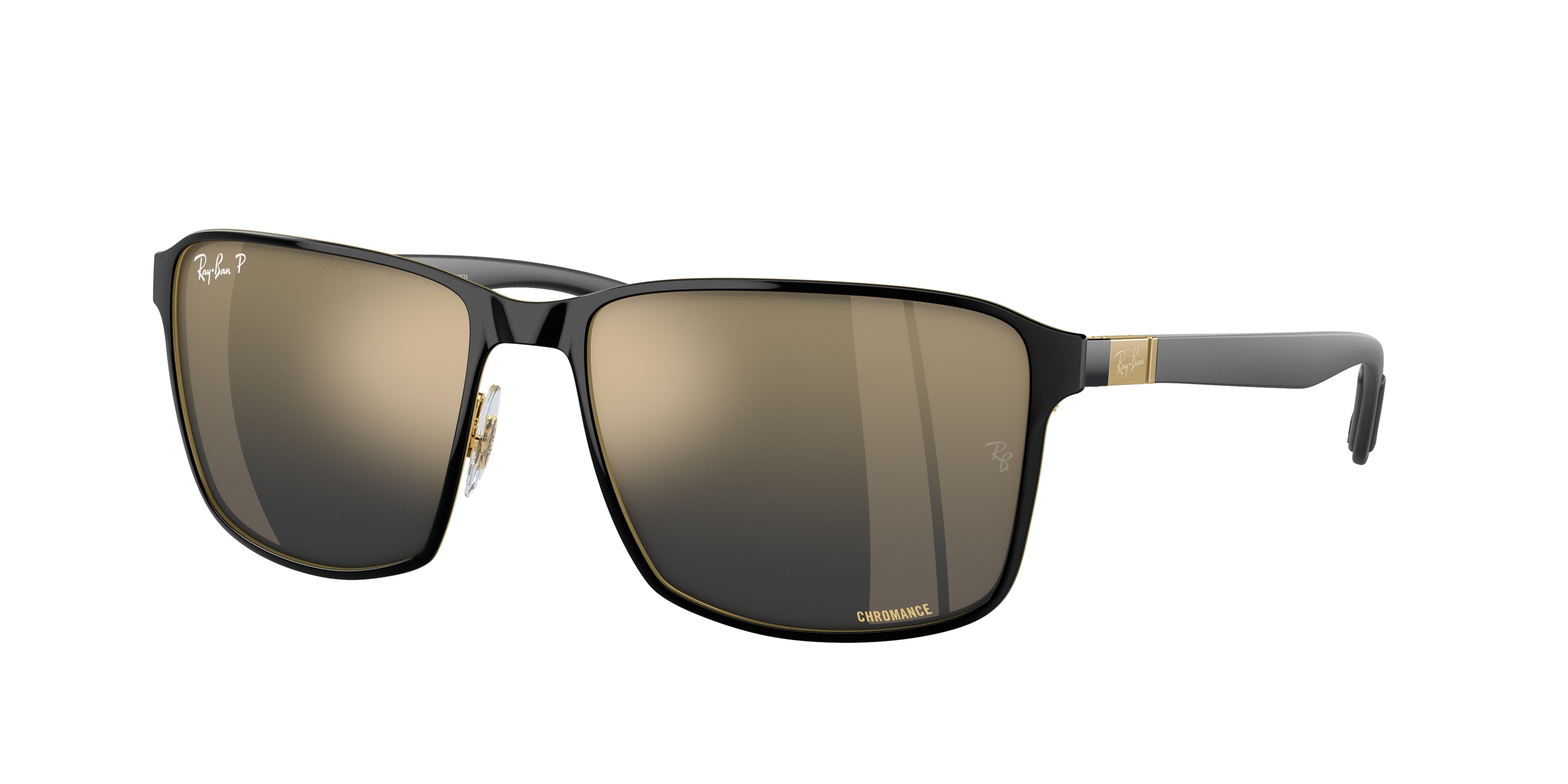 Men's matte black ray bans shop