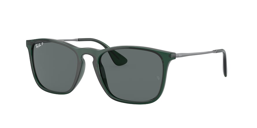 Buy Ray-Ban Transparent Green Polarized Sunglasses Online