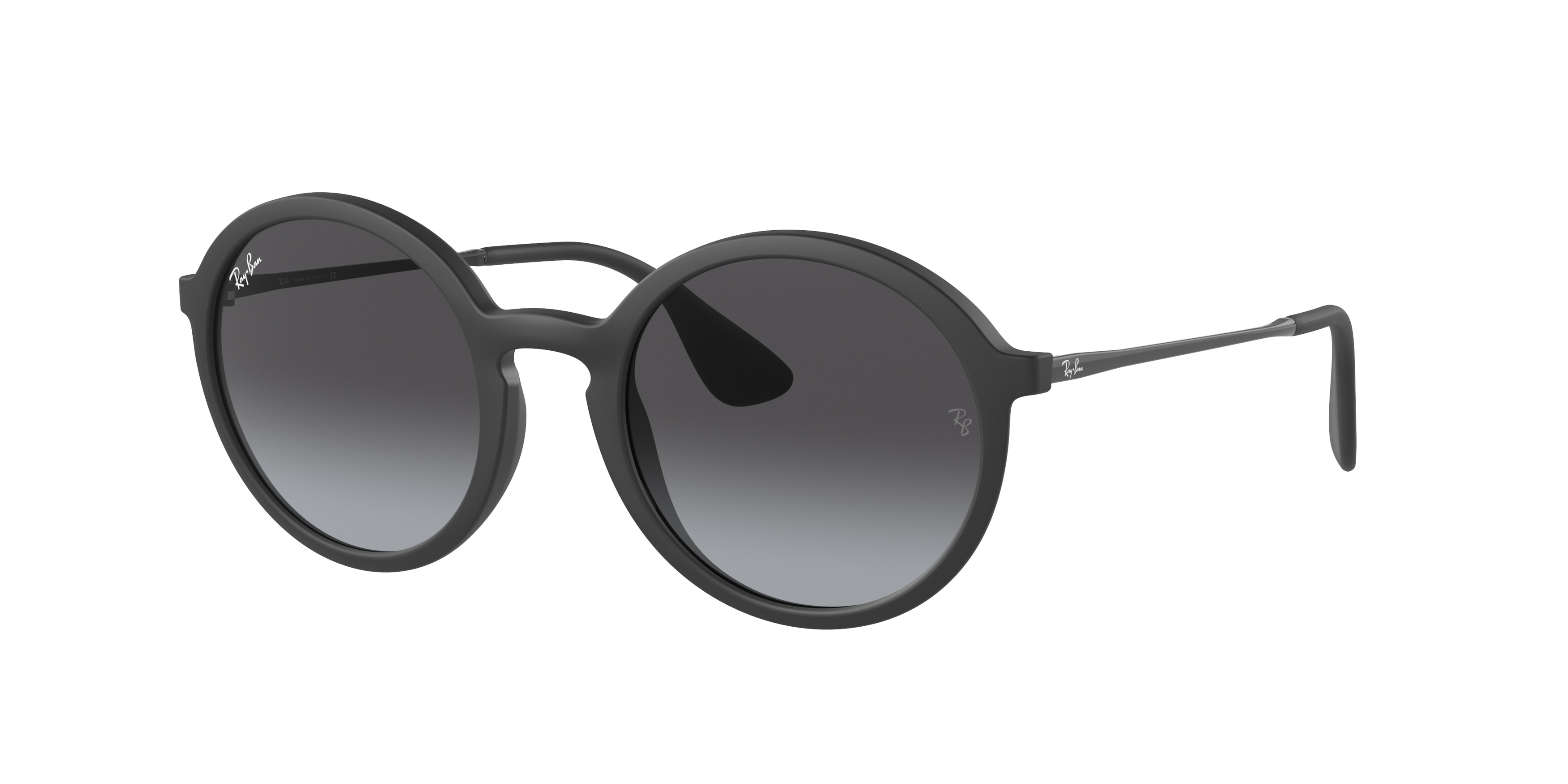 Ray ban best sale round sunglasses black