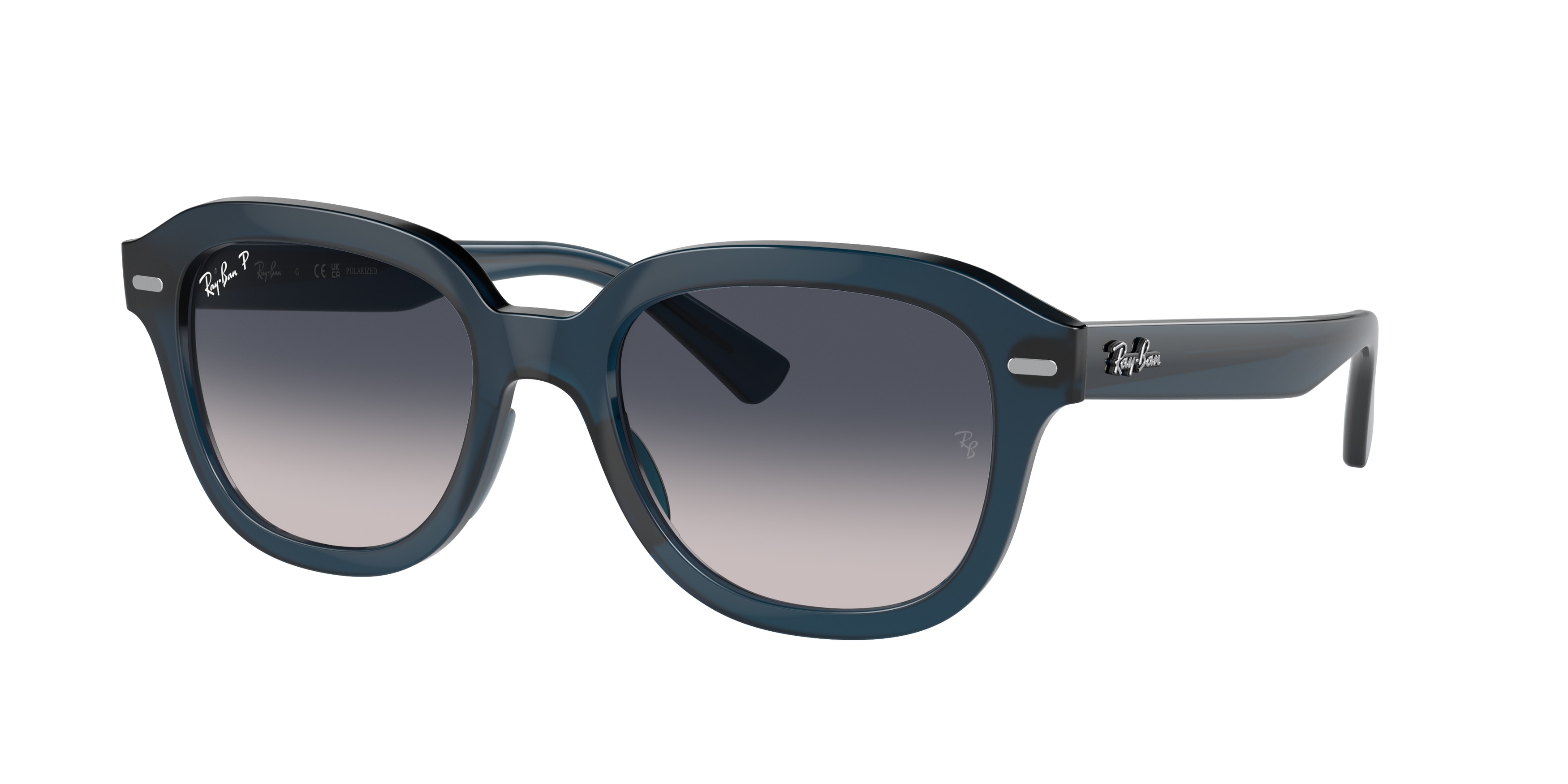 Buy Ray Ban RB4398 667678 Opal Dark Blue Polarized prescription