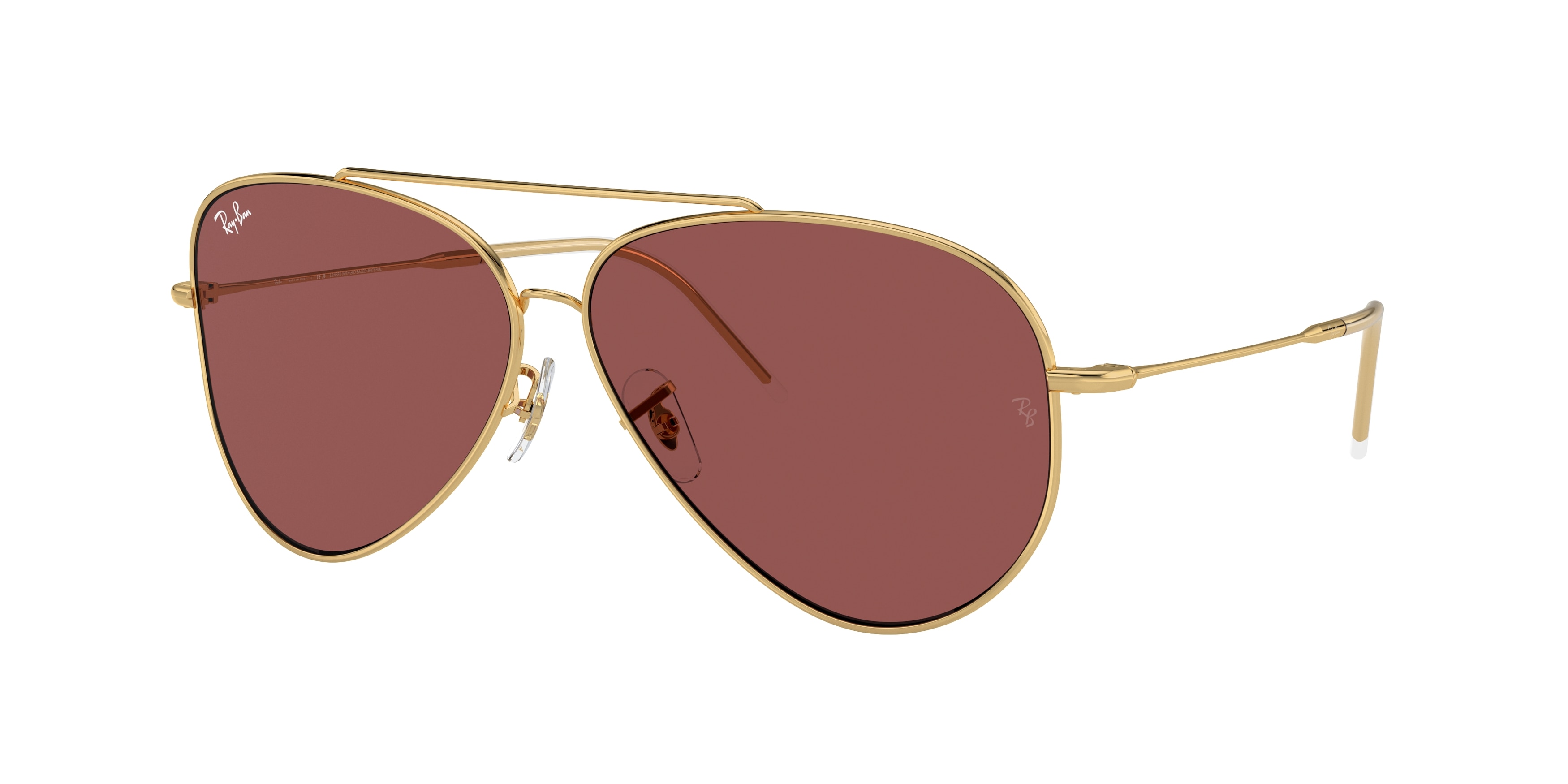 Women's rose gold ray bans top