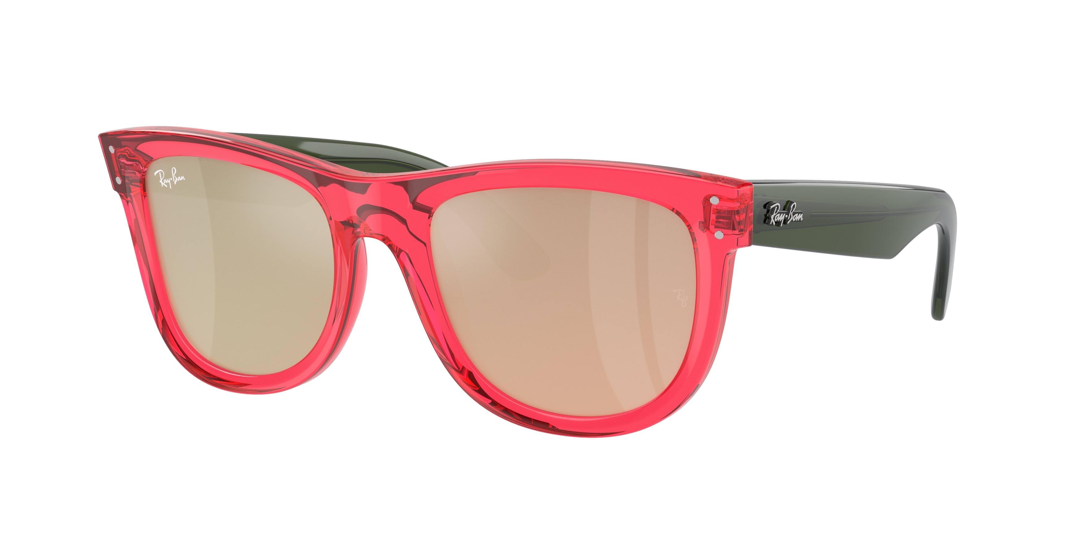 Ray ban shop wayfarer red frame