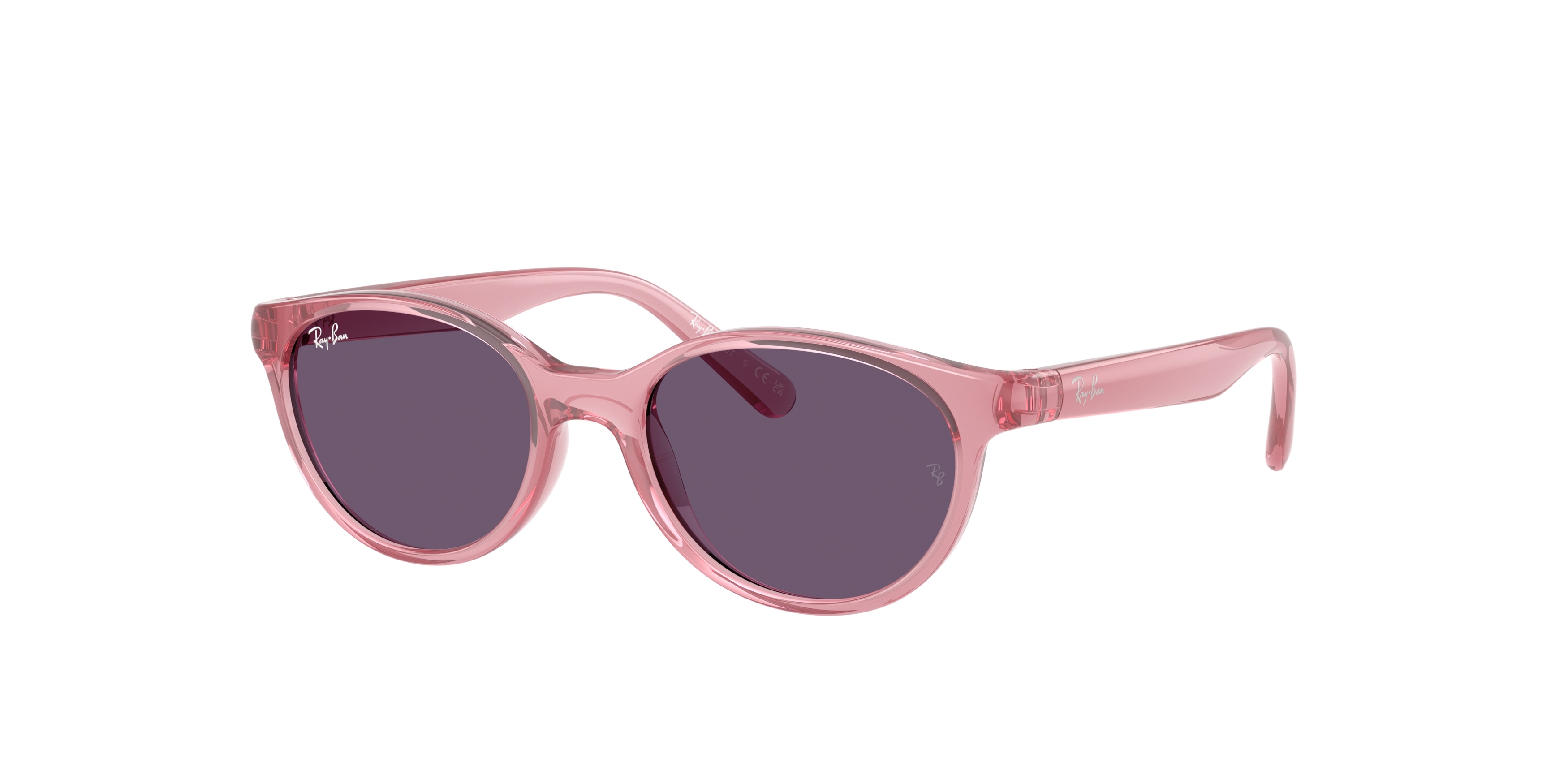 Buy Ray-Ban Kids Transparent Pink Sunglasses Online