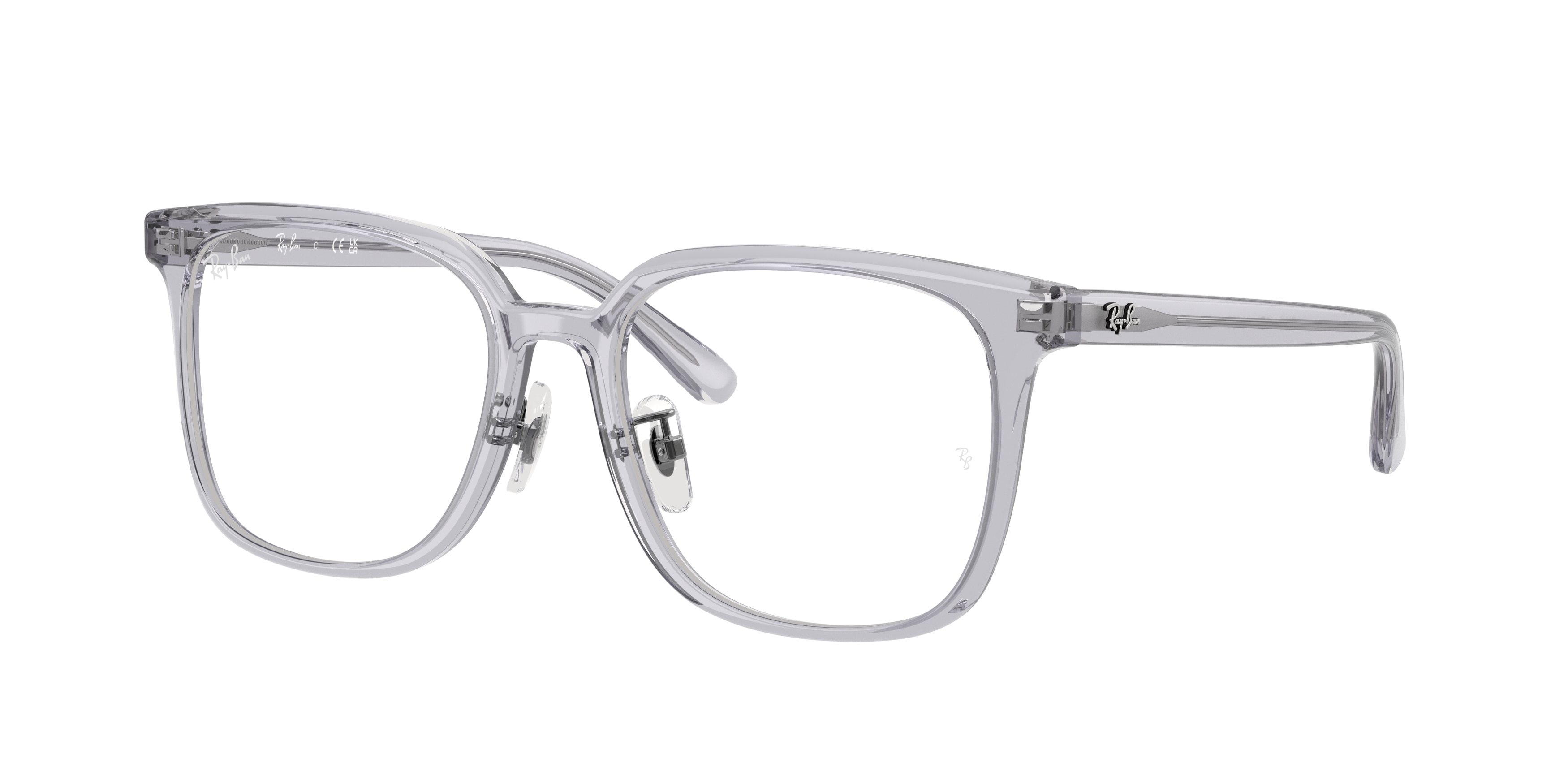 Buy Ray-Ban Transparent Grey Glasses Online