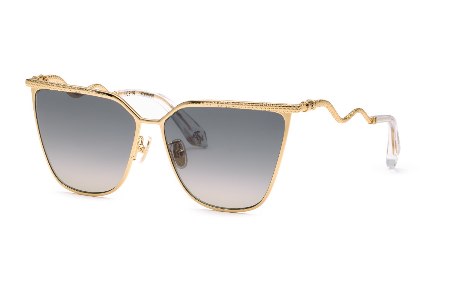 Buy Roberto Cavalli Shiny Rose Gold Sunglasses Online 