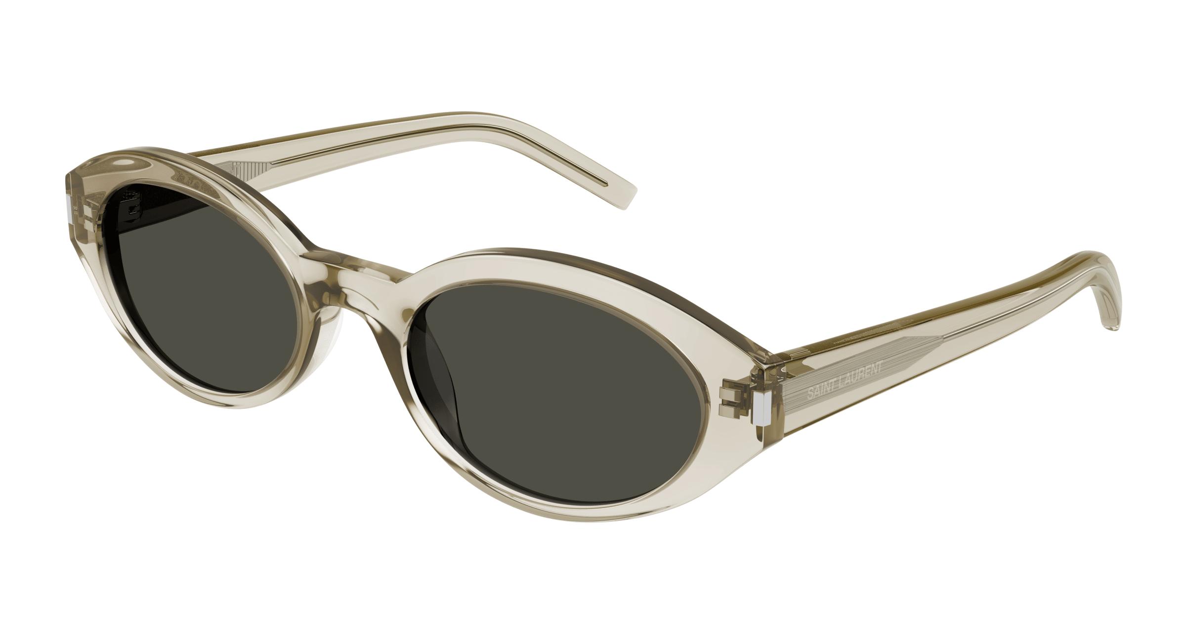 Saint Laurent SL 567-005 Ivory round Sunglasses Saint Laurent SL 567 - Designer Glasses Boutique main image 3