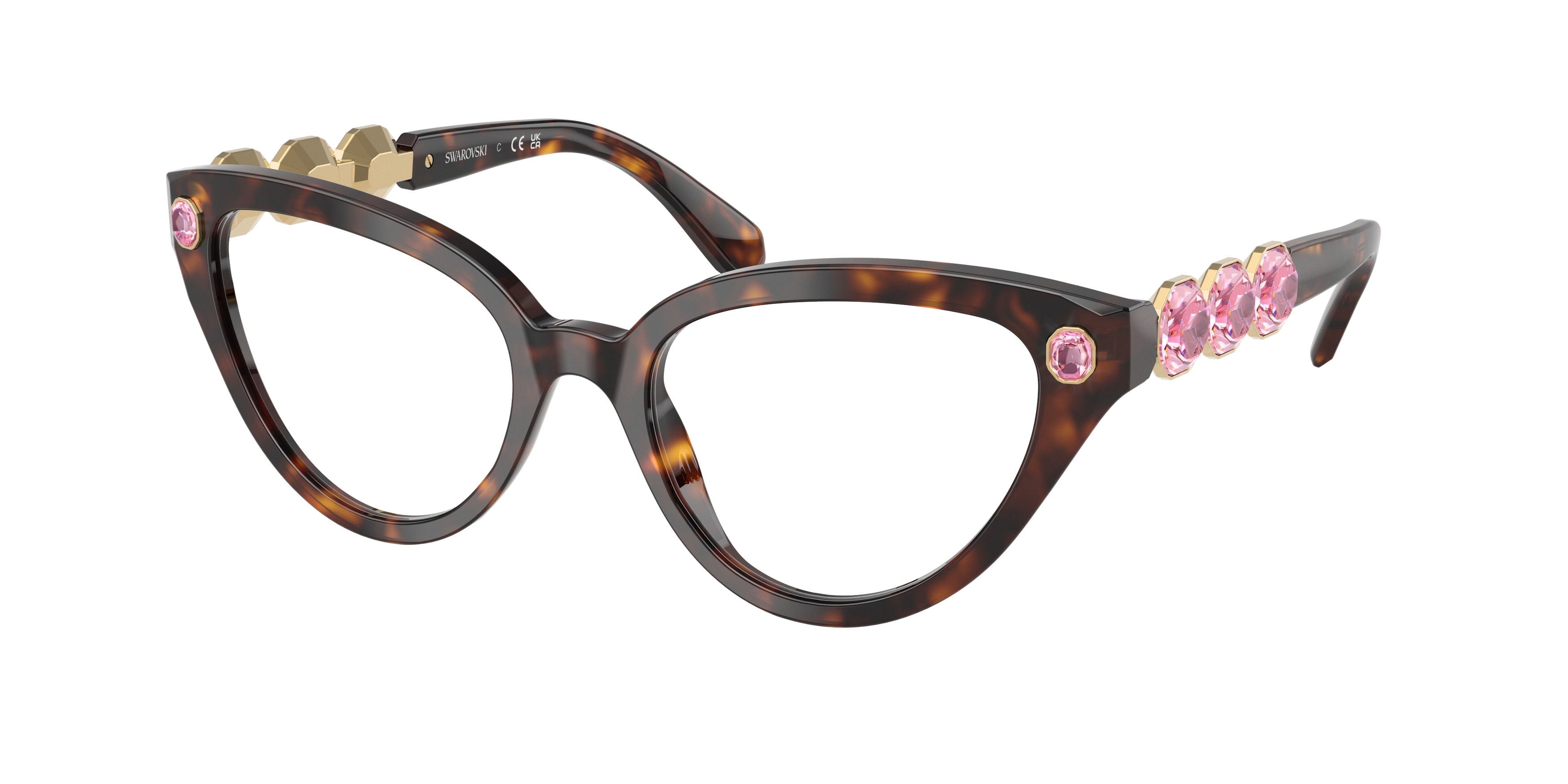 Swarovski cat eye glasses discount