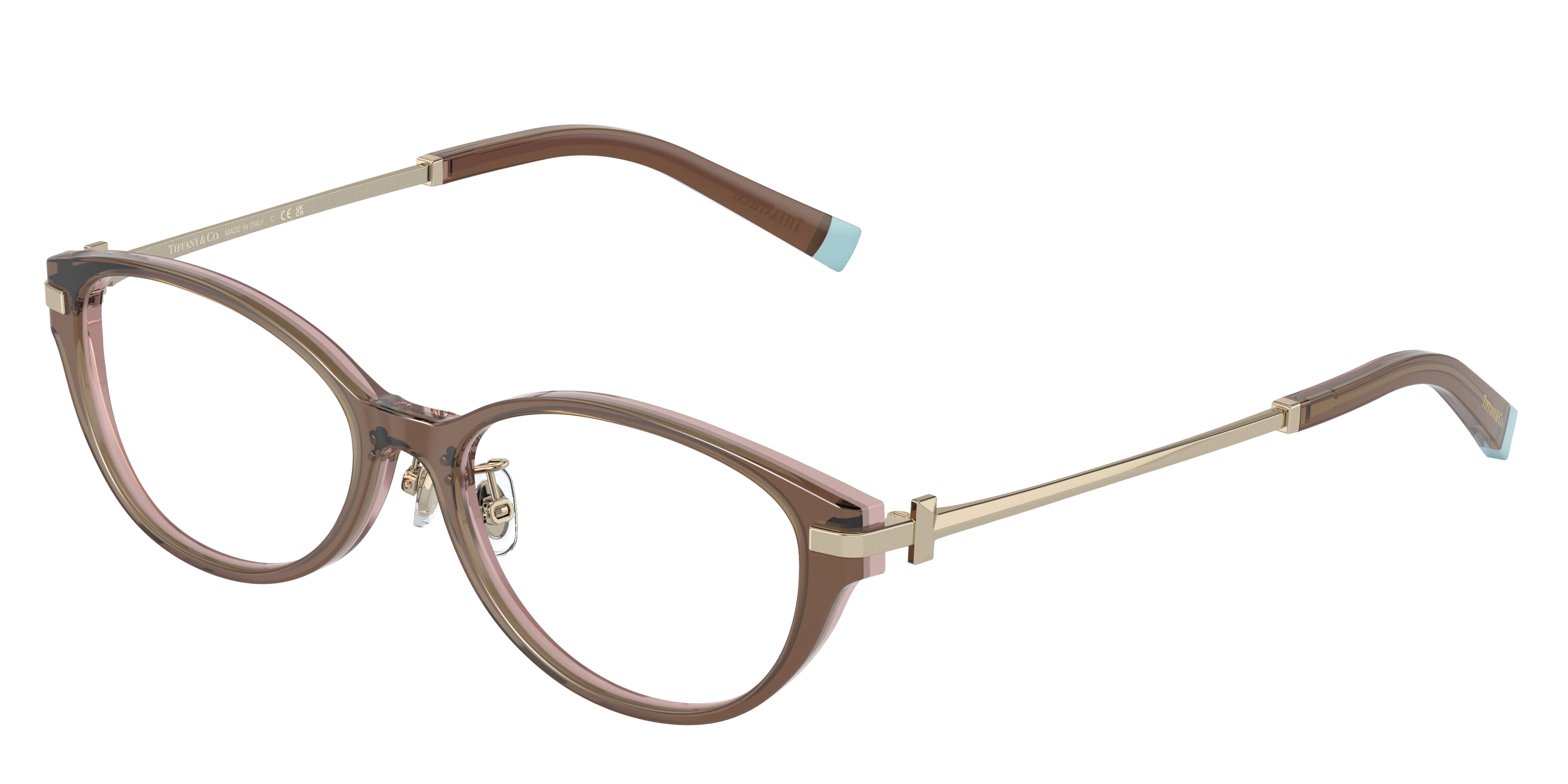 Buy Tiffany TF2225D 8255 Brown Trasnparent On Pink prescription