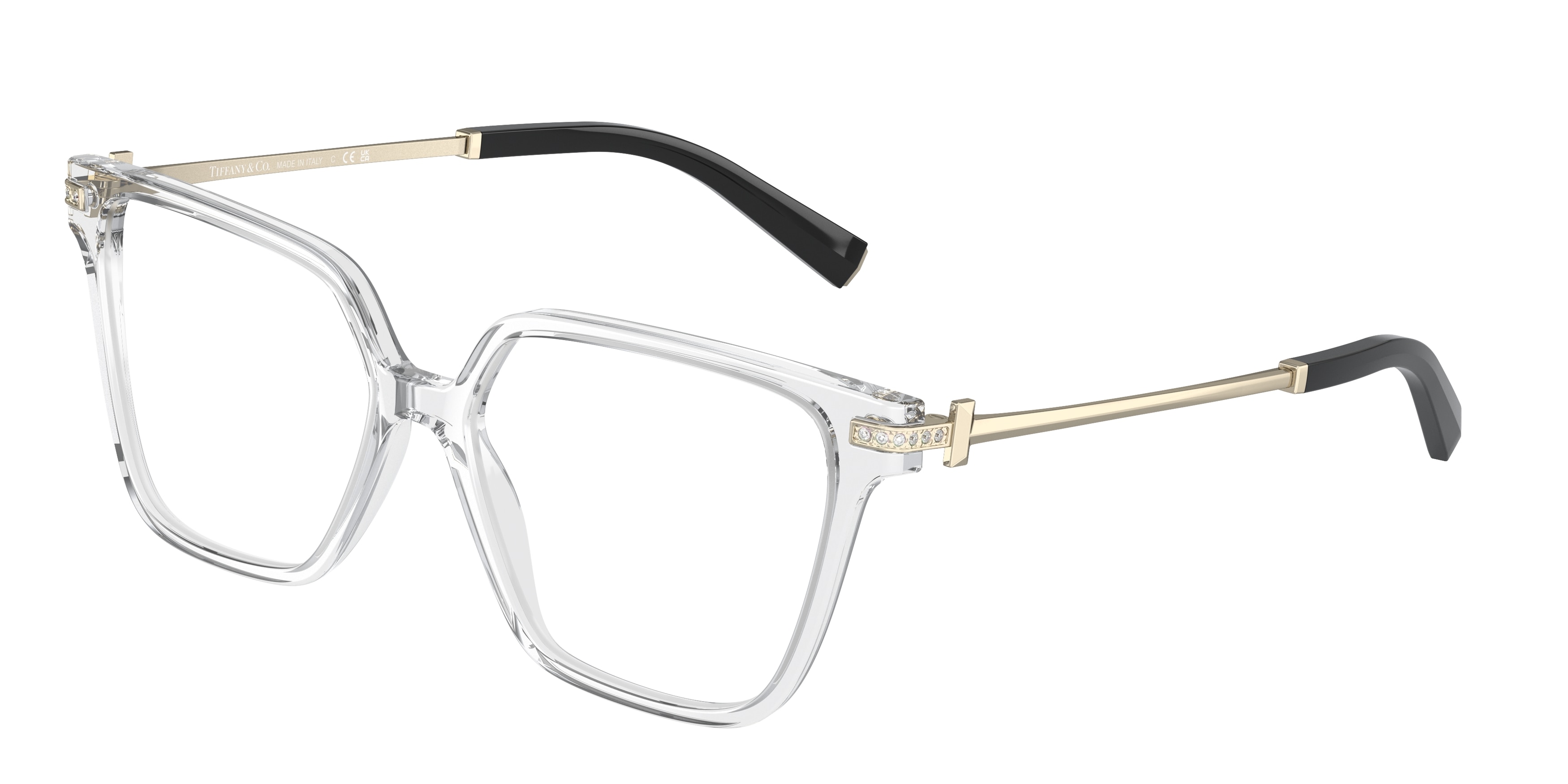 Tiffany eyeglass frames with hot sale crystals