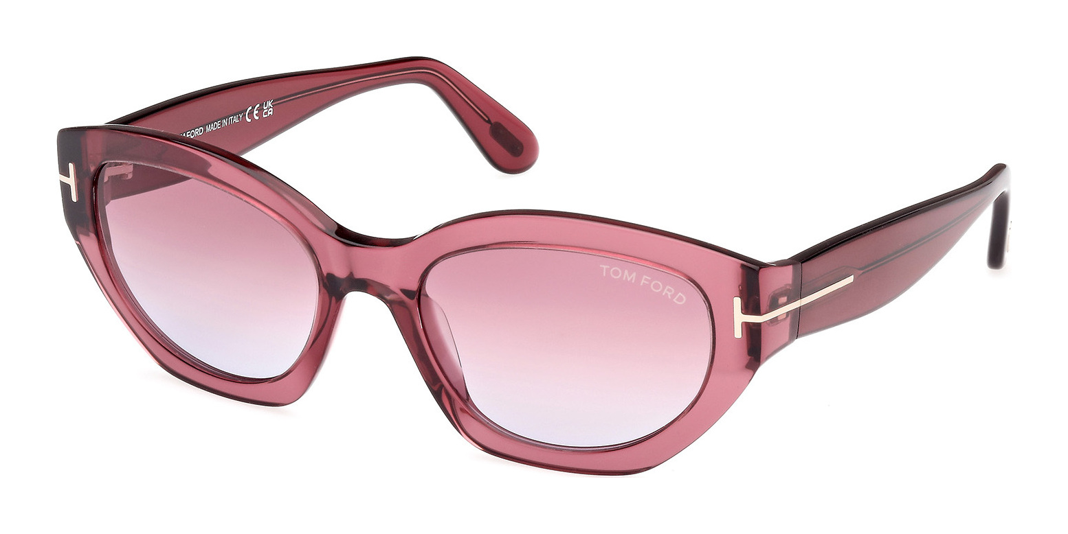 Buy Tom Ford Ft1086 66y Shiny Red / Violet prescription Sunglasses