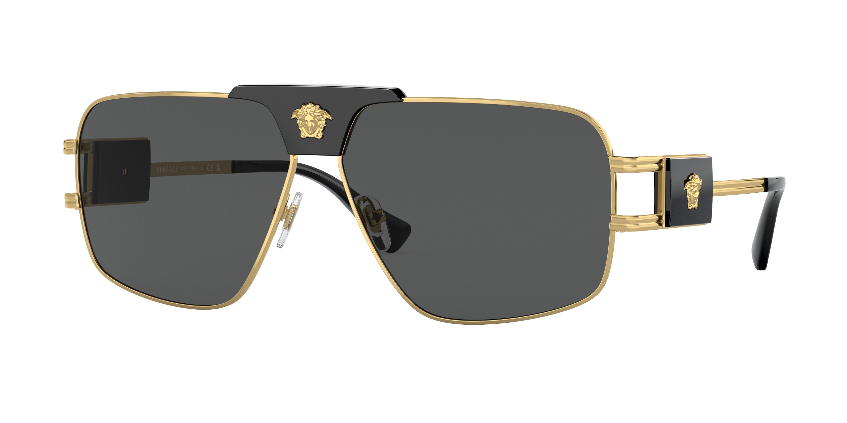 Are versace store sunglasses real gold