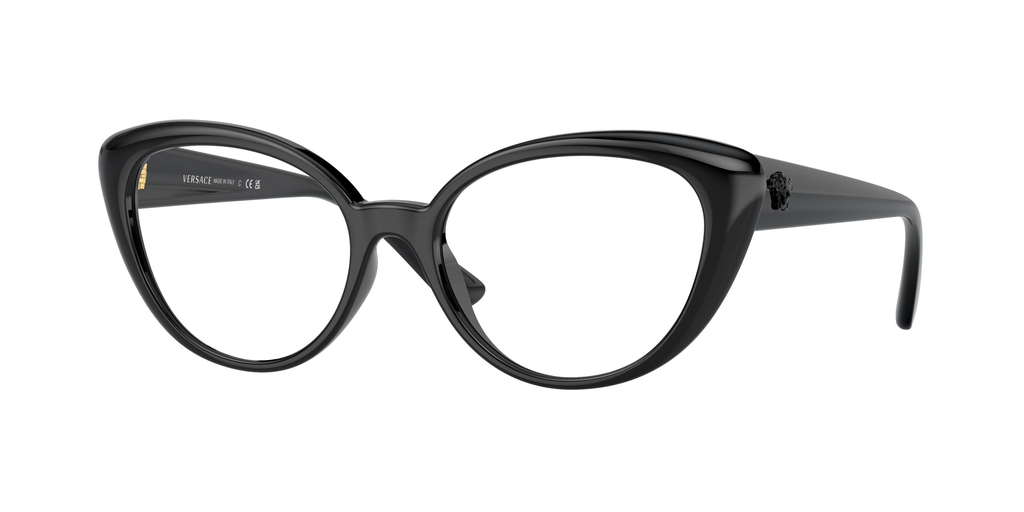 Women's versace cat eye glasses 2025