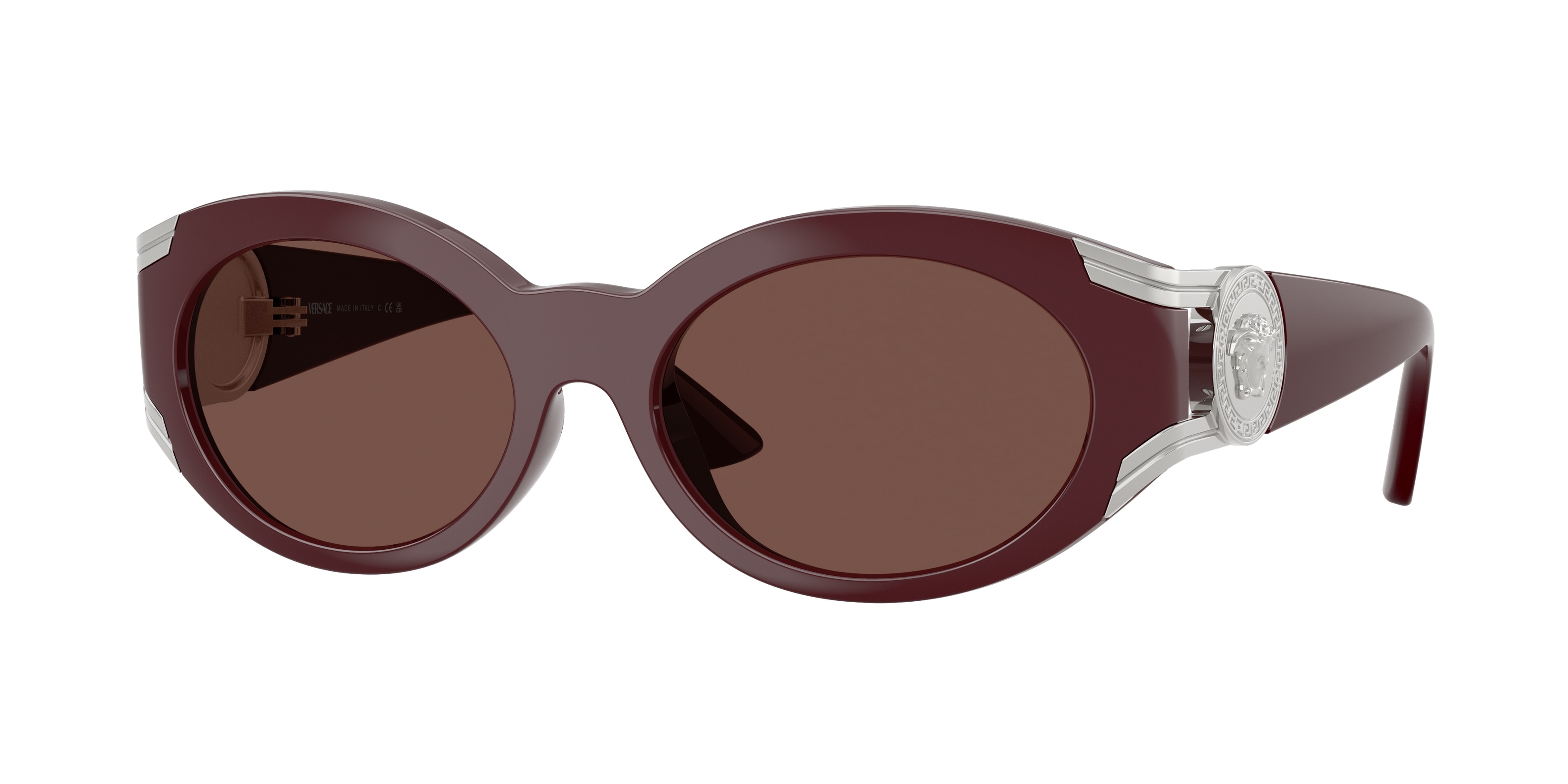 NEW VERSACE SUNGLASSES VE4503U GB1/87 BLACK WOMEN EYEWEAR VERSACE VE4503U Oval Sunglasses | EyeOns.com main image 2