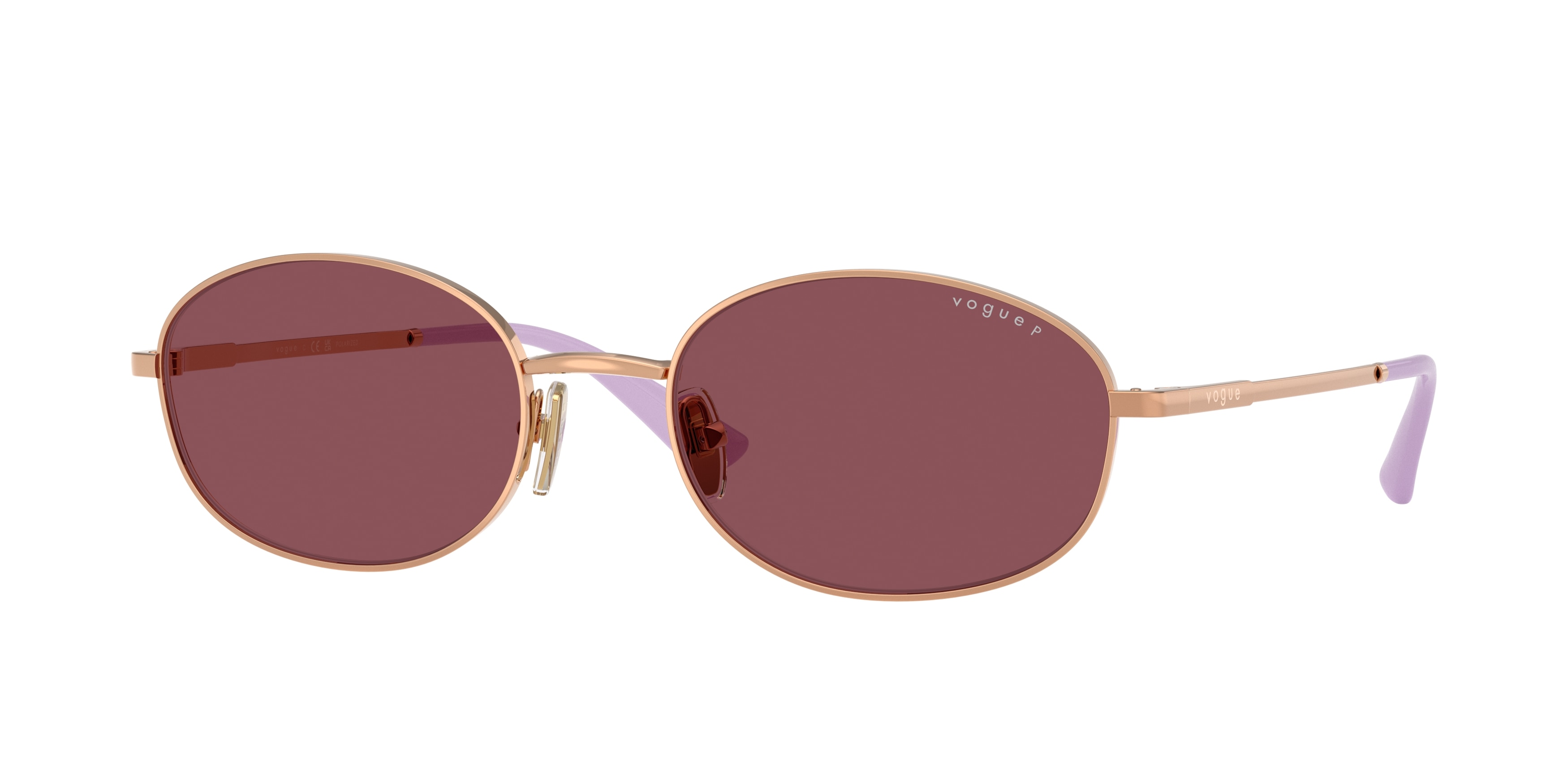 Buy Vogue Rose Gold Polarized Sunglasses Online