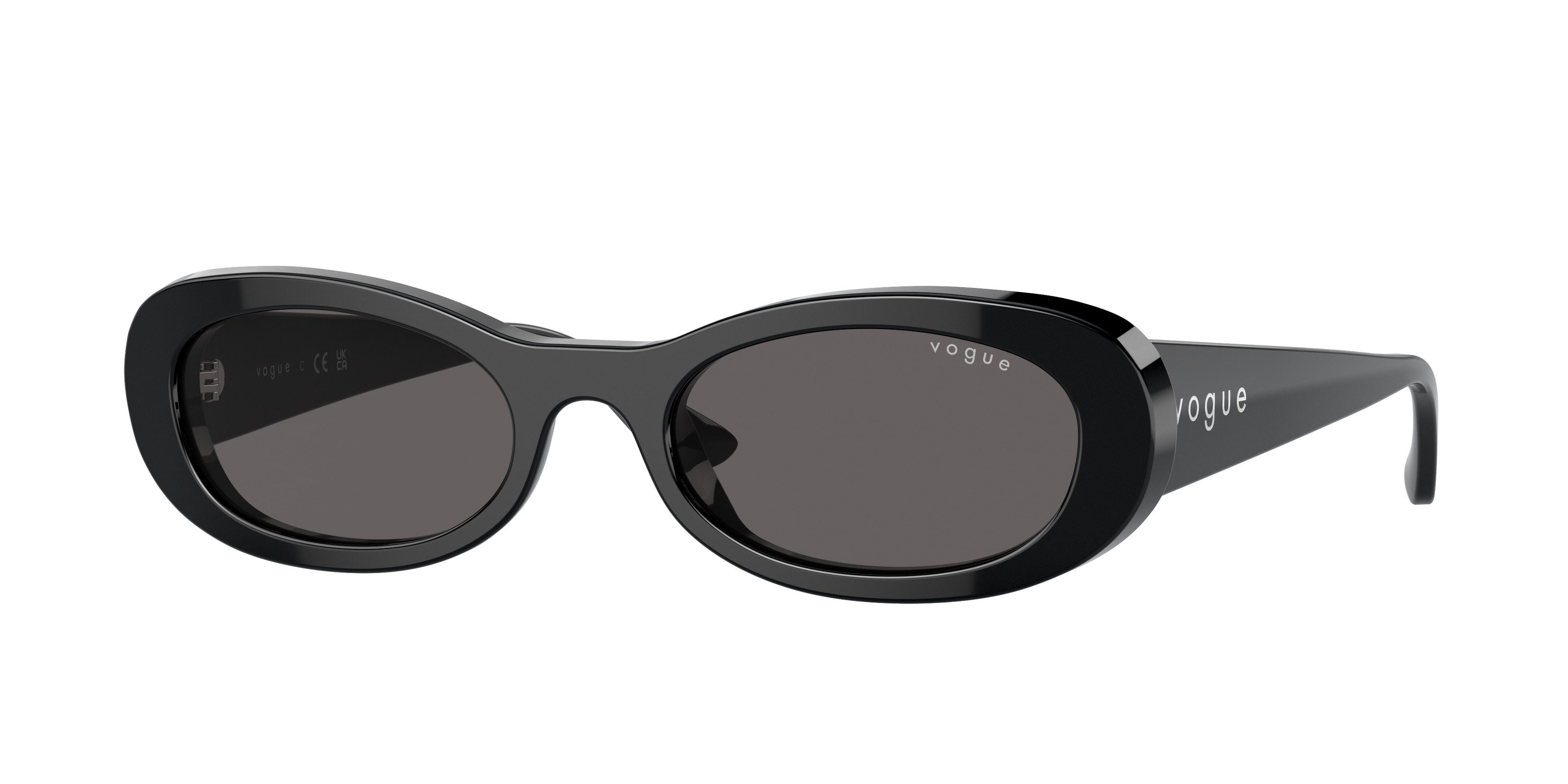 Vogue black sunglasses sales