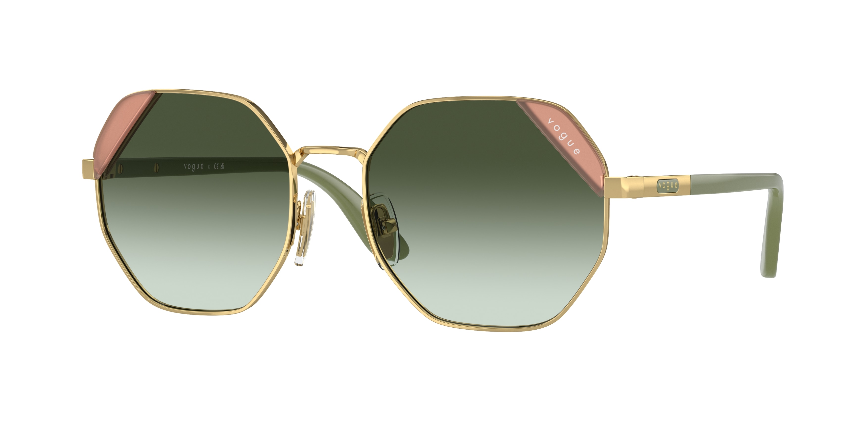 Buy Vogue VO4268S 51525q Rose Gold Polarized prescription Sunglasses