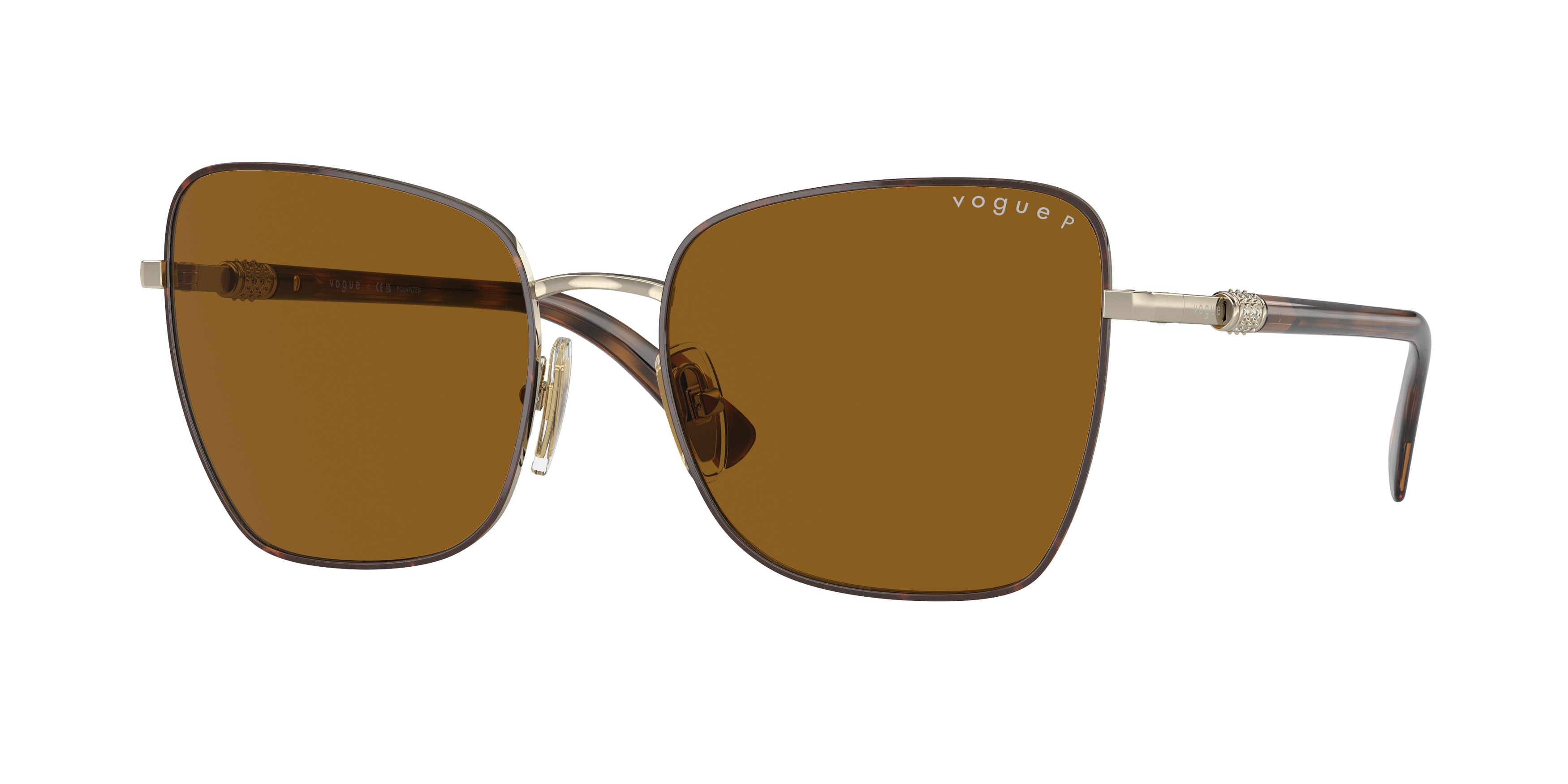 Buy Vogue VO4277SB 507883 Top Havana pale Gold Polarized