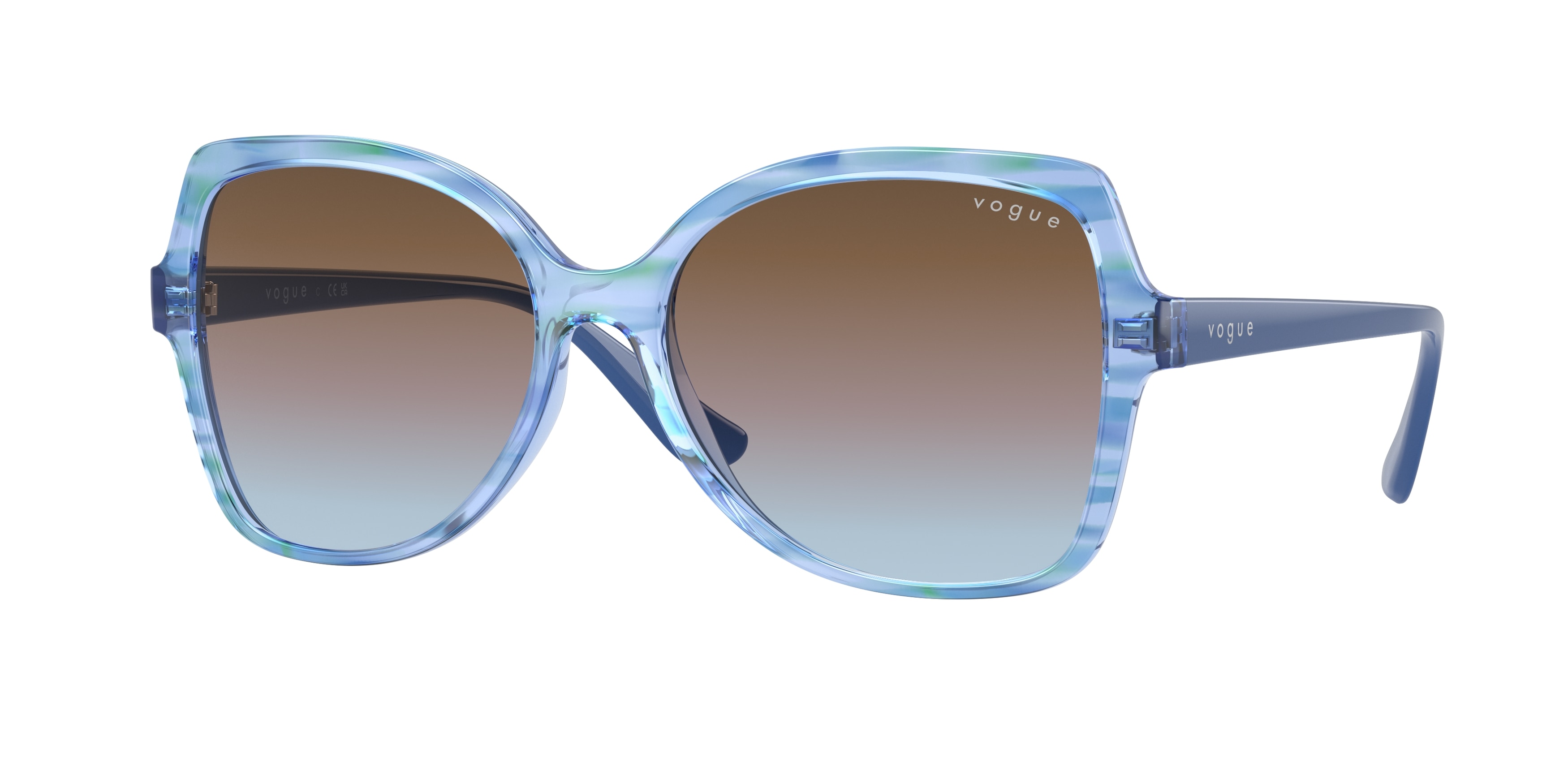 Vogue blue 2024 glasses