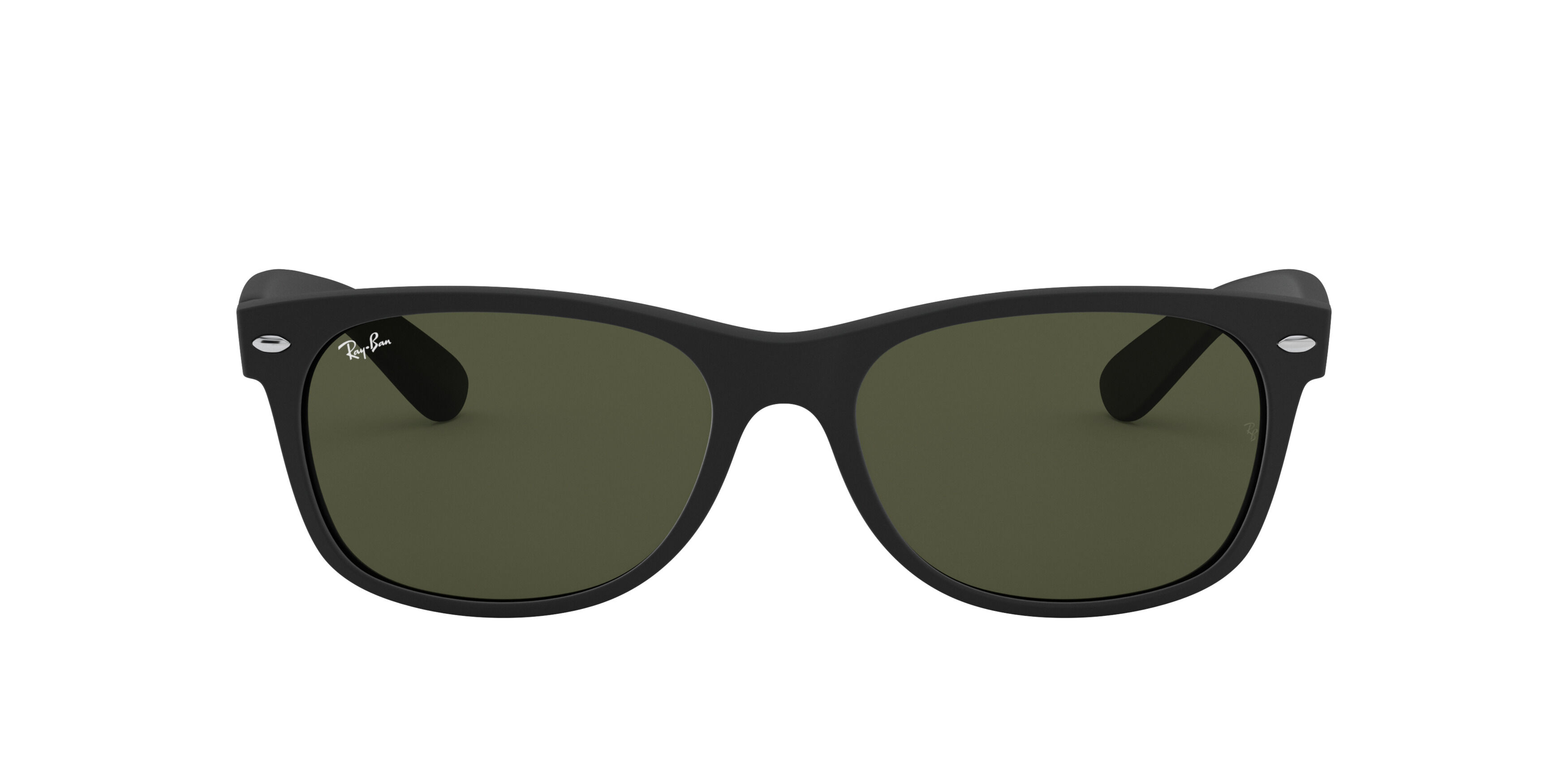 小物 Ray-Ban RB2132F NEW WAYFARER 901L G-15 Ray-Ban New Wayfarer RB2132 Black (G-15 Green) Sunglasses