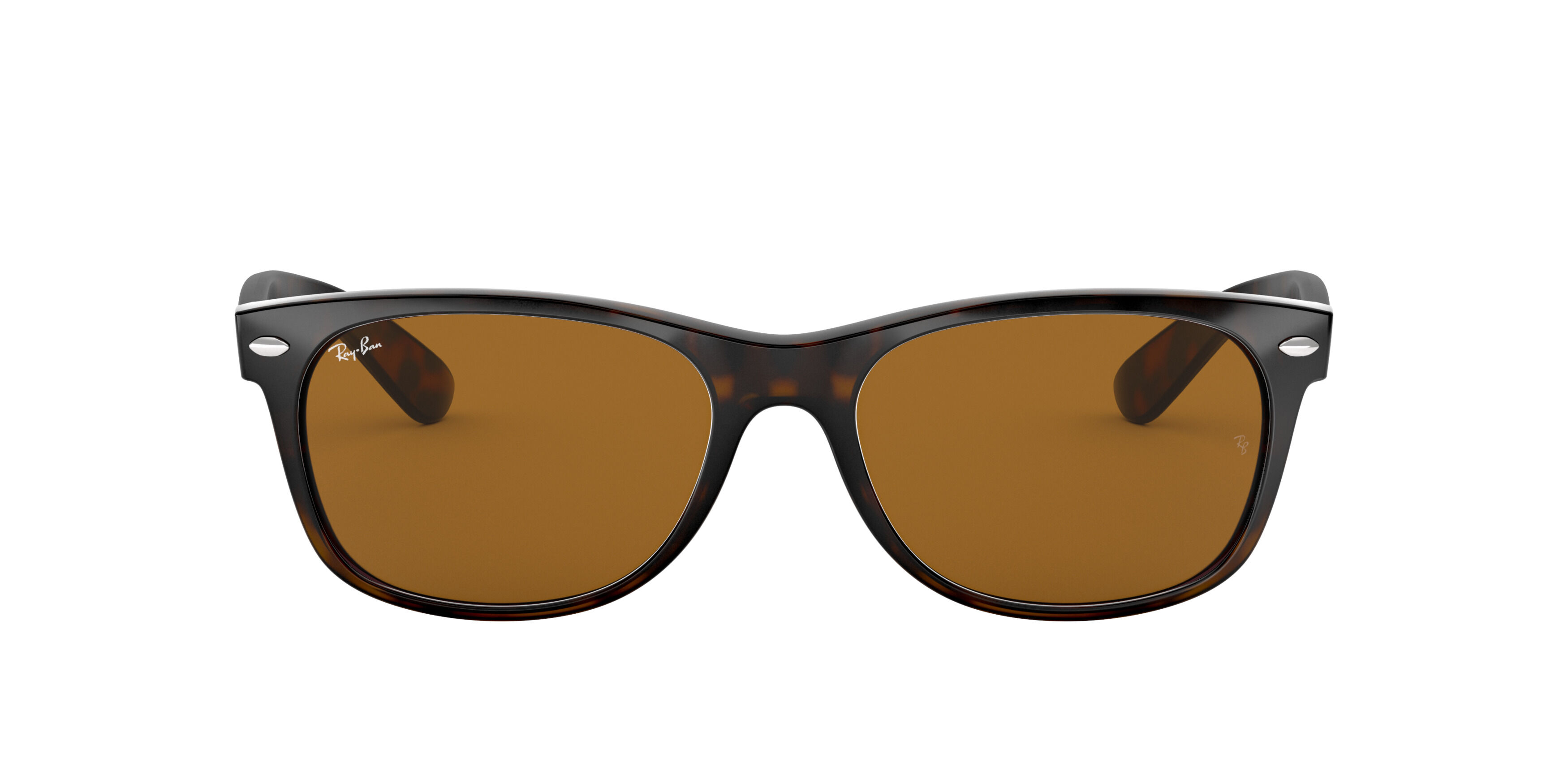 Ray-Ban New Wayfarer RB2132 Black (G-15 Green) Sunglasses