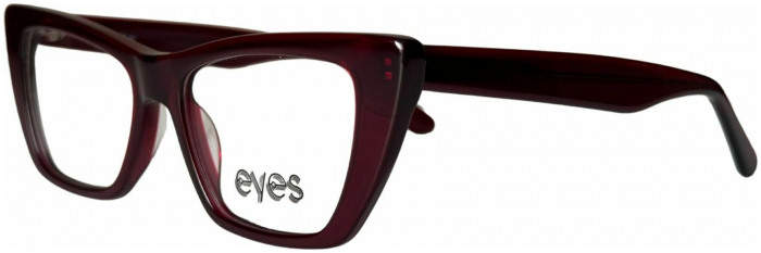 desginer eyeglasses for women by EYES.NYC model 882203 in burgundy C04