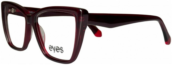 oversized cat eye womens prescription eyeglasses EYES.NYC 882261 burgundy