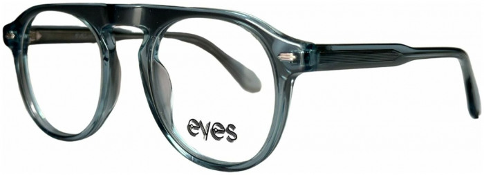 Designer eyewear by EYES.NYC Brooklyn model CO1038 in transparent blue