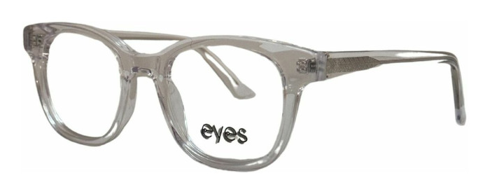 designer eyeglasses by EYES.NYC Brooklyn model CO1039 in transparent clear