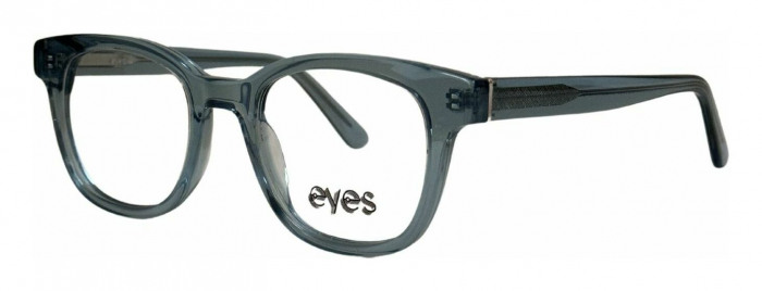 Prescription glasses by EYES.NYC model CO1039 in transparent blue