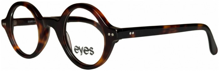 Round Eyeglass frame by EYES.NYC model CO1087 in havana