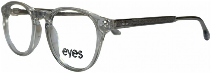 prescription p3 shape glasses by EYES.NYC Brooklyn optical shop model CO1116 in transparent clear